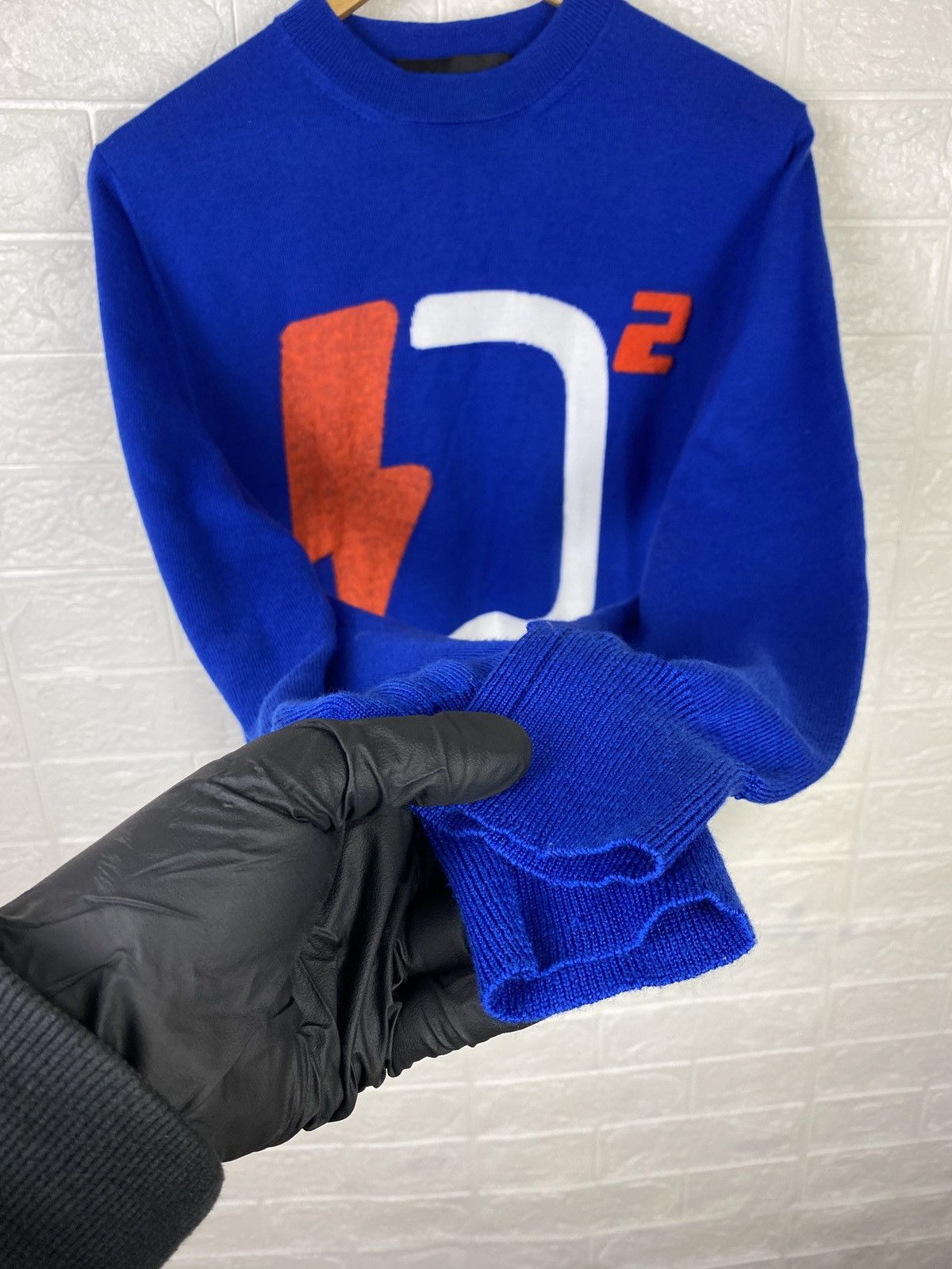 Dsquared2 DSQUARED2 SWEATER Logo big d2 blue Size M Size US M / EU 48-50 / 2 - 5 Thumbnail