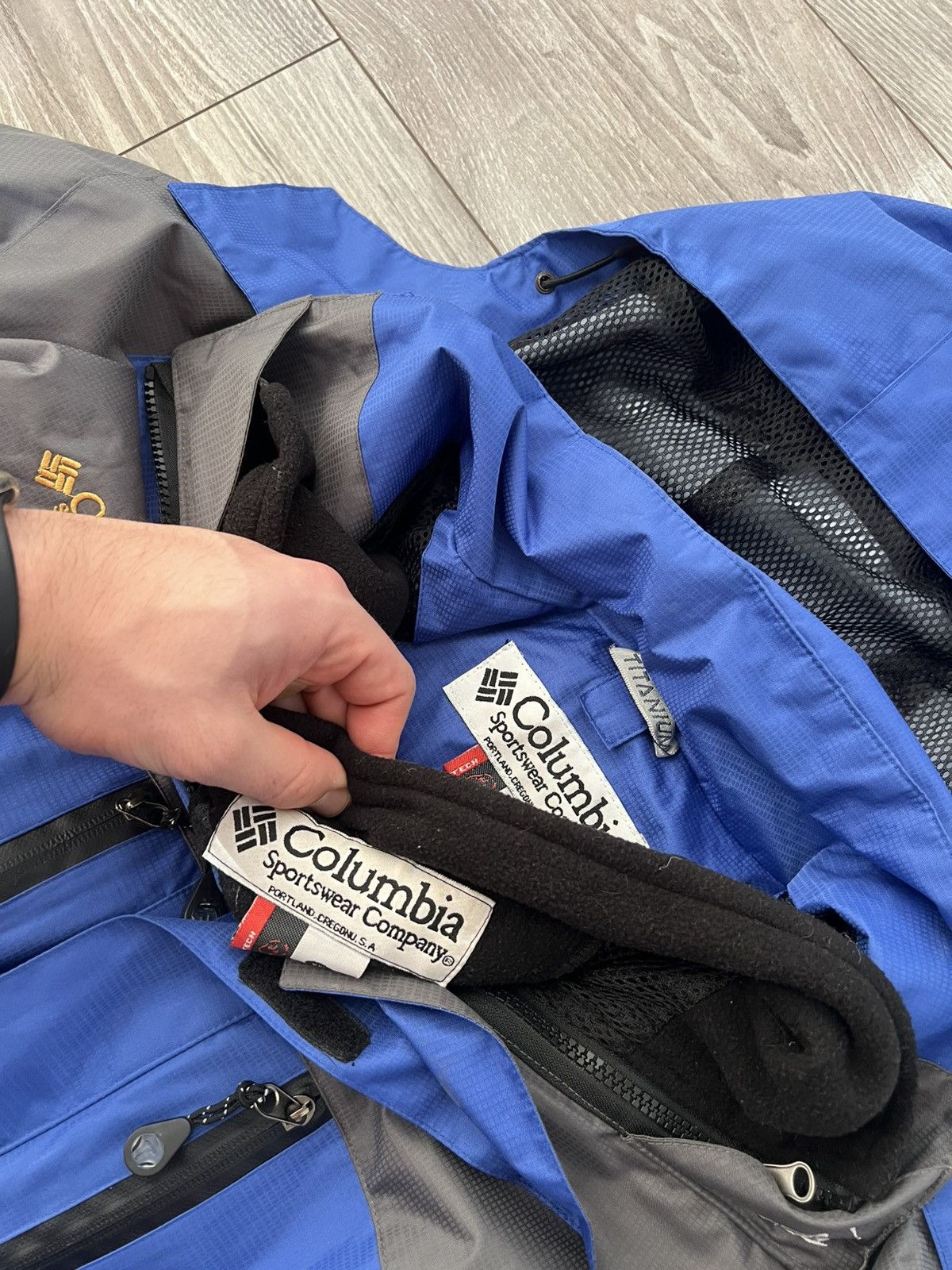 Columbia Vintage Columbia Titanium Omni-Tech Waterproof 2in1 Jacket Size US XXL / EU 58 / 5 - 14 Thumbnail