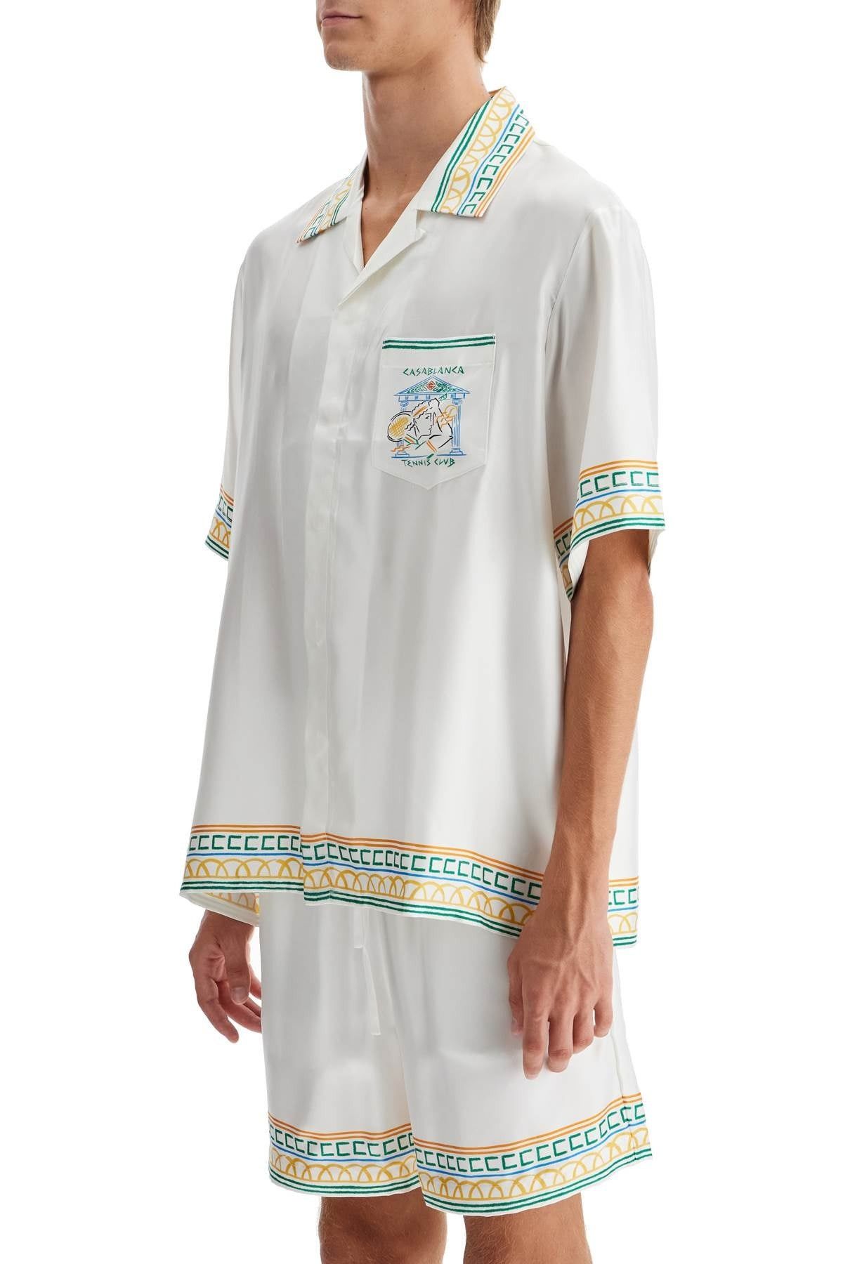 Casablanca os11x0725 Venus As A Boy Crayon Temple Tennis Club Shirt Size US S / EU 44-46 / 1 - 5 Thumbnail