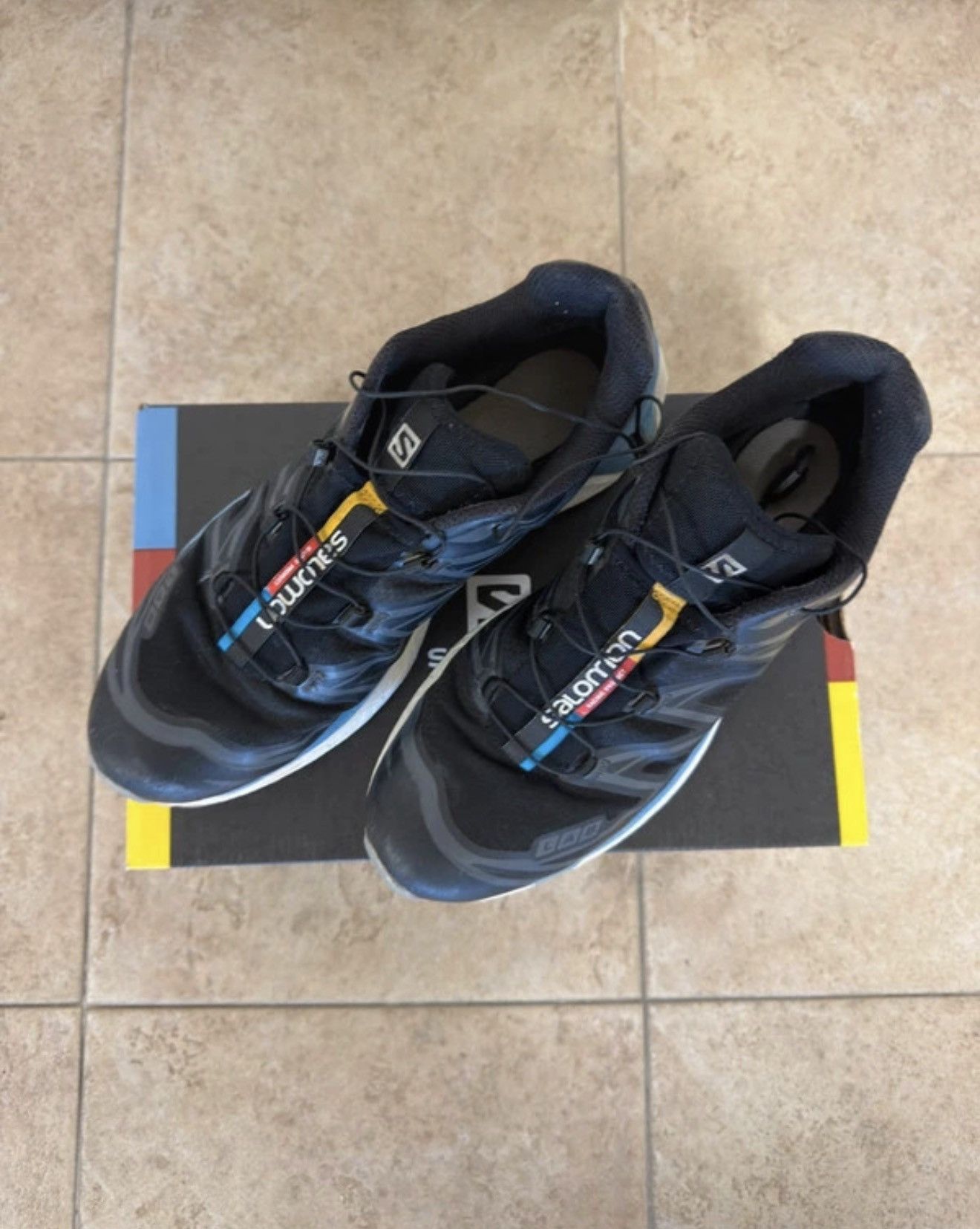 Salomon Salomon XT-6 Clear Black Riviera Nimbus Cloud Size US 8.5 / EU 41-42 - 5 Thumbnail