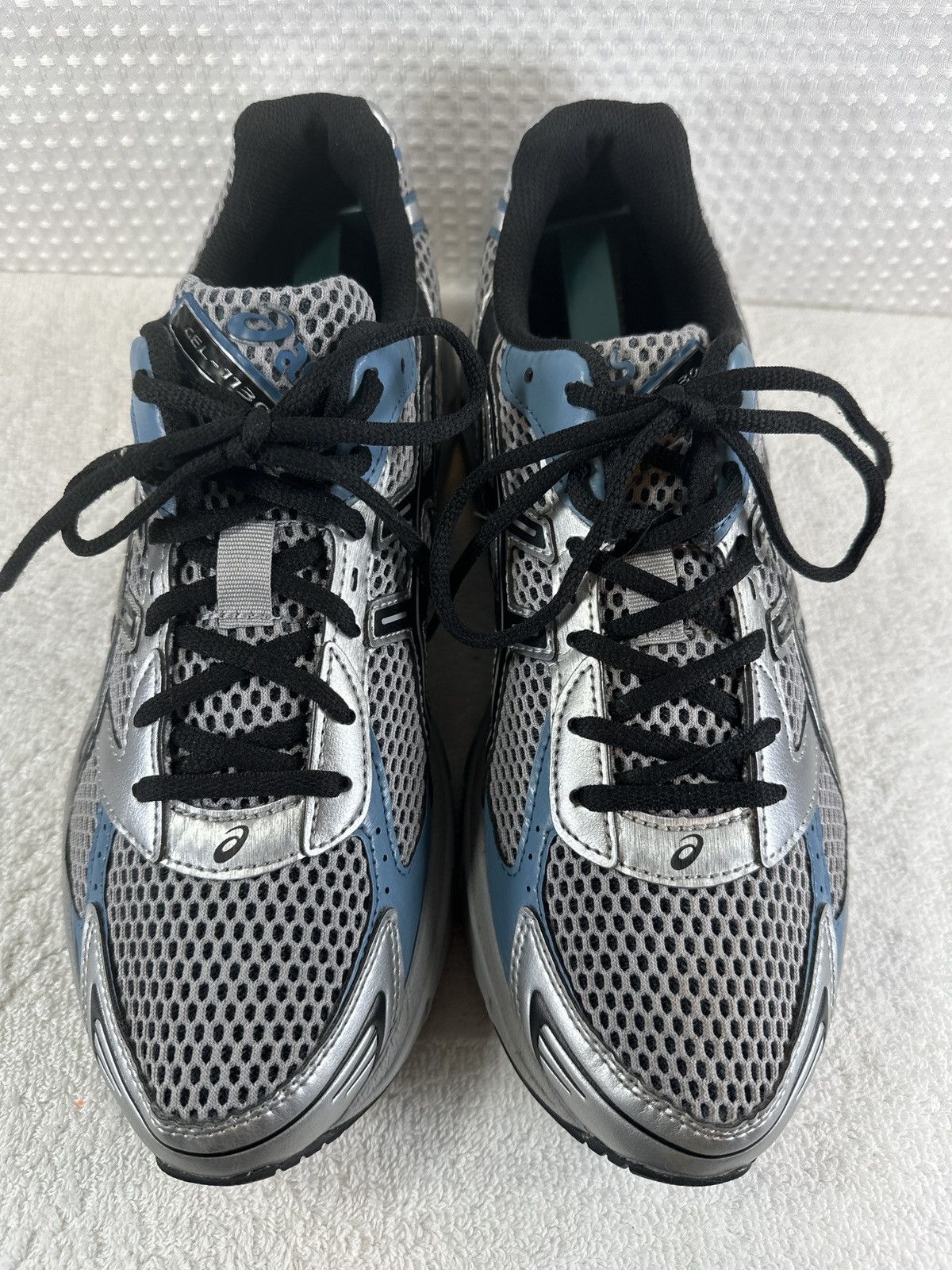 Asics ASICS Gel-1130 Black Blue Silver Shoes Size US 9 / EU 42 - 3 Thumbnail