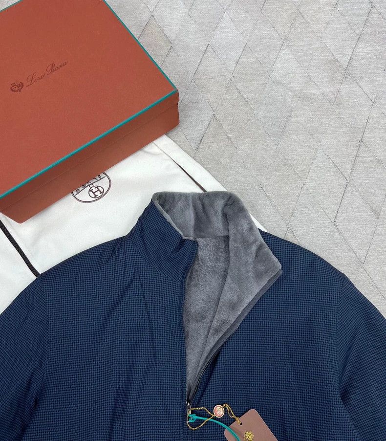 Loro Piana Loro Piana Men's Reversible Mink Fur Bomber Jacket Size US L / EU 52-54 / 3 - 1 Thumbnail