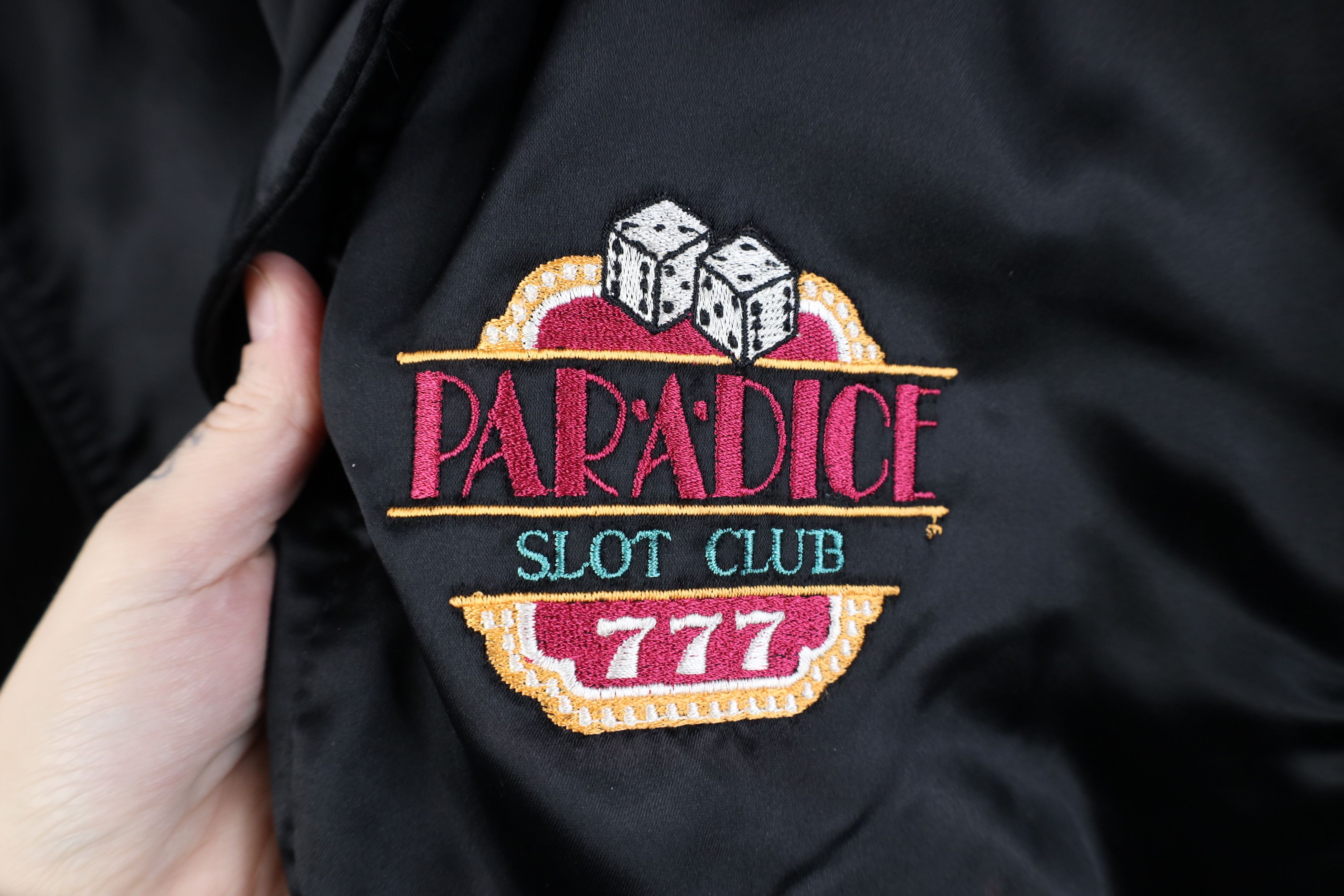 Vintage Vintage 90s Streetwear Club Casino Satin Bomber Jacket USA Size US M / EU 48-50 / 2 - 4 Thumbnail