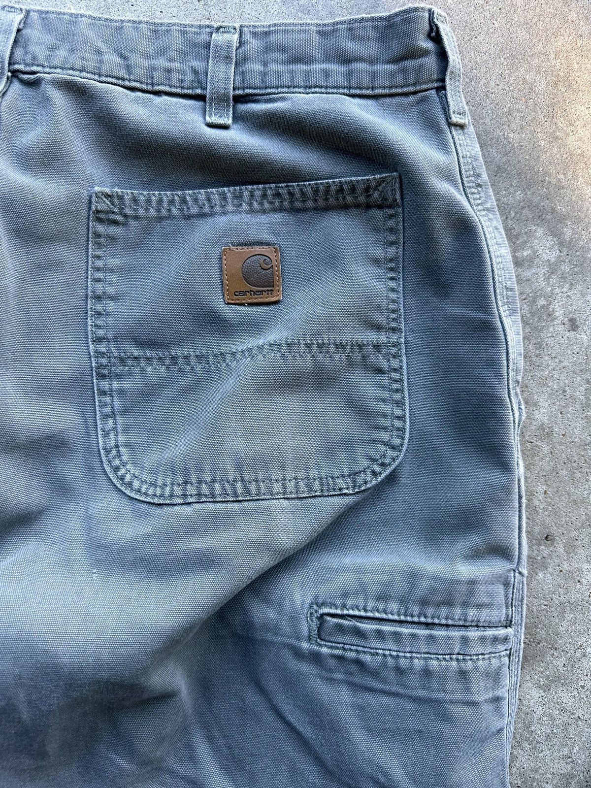 Carhartt × Vintage Y2K Green Carhartt Pants Size US 36 / EU 52 - 2 Thumbnail