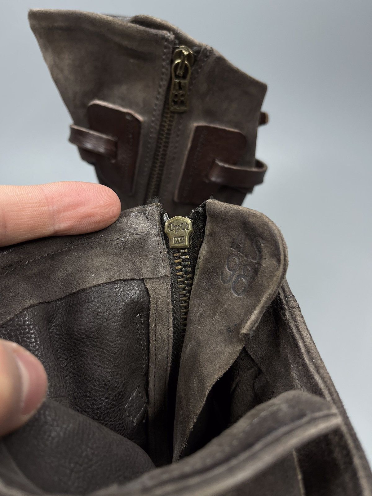 Japanese Brand × Vintage A.S 98 Boots Leather Style Rick Owens Size US 5.5 / EU 38 - 8 Thumbnail