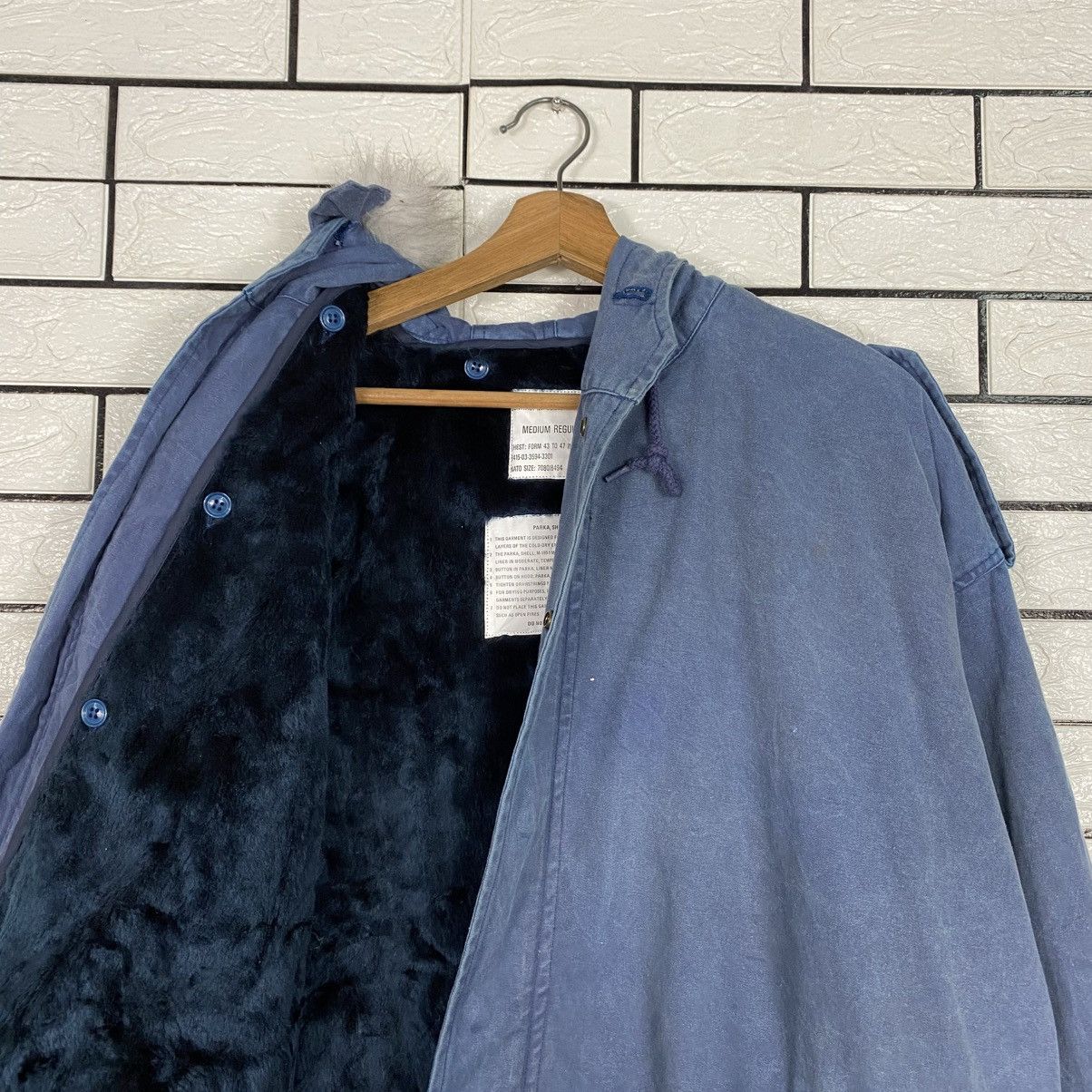 Japanese Brand Vintage Parka Jacket Military Faux Fur Hoodie Blanket Size US M / EU 48-50 / 2 - 14 Thumbnail