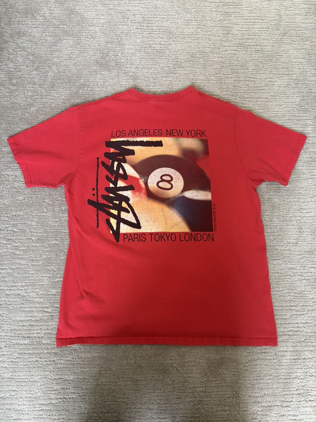 Stussy Stussy 8 ball tee Size US L / EU 52-54 / 3 - 2 Thumbnail