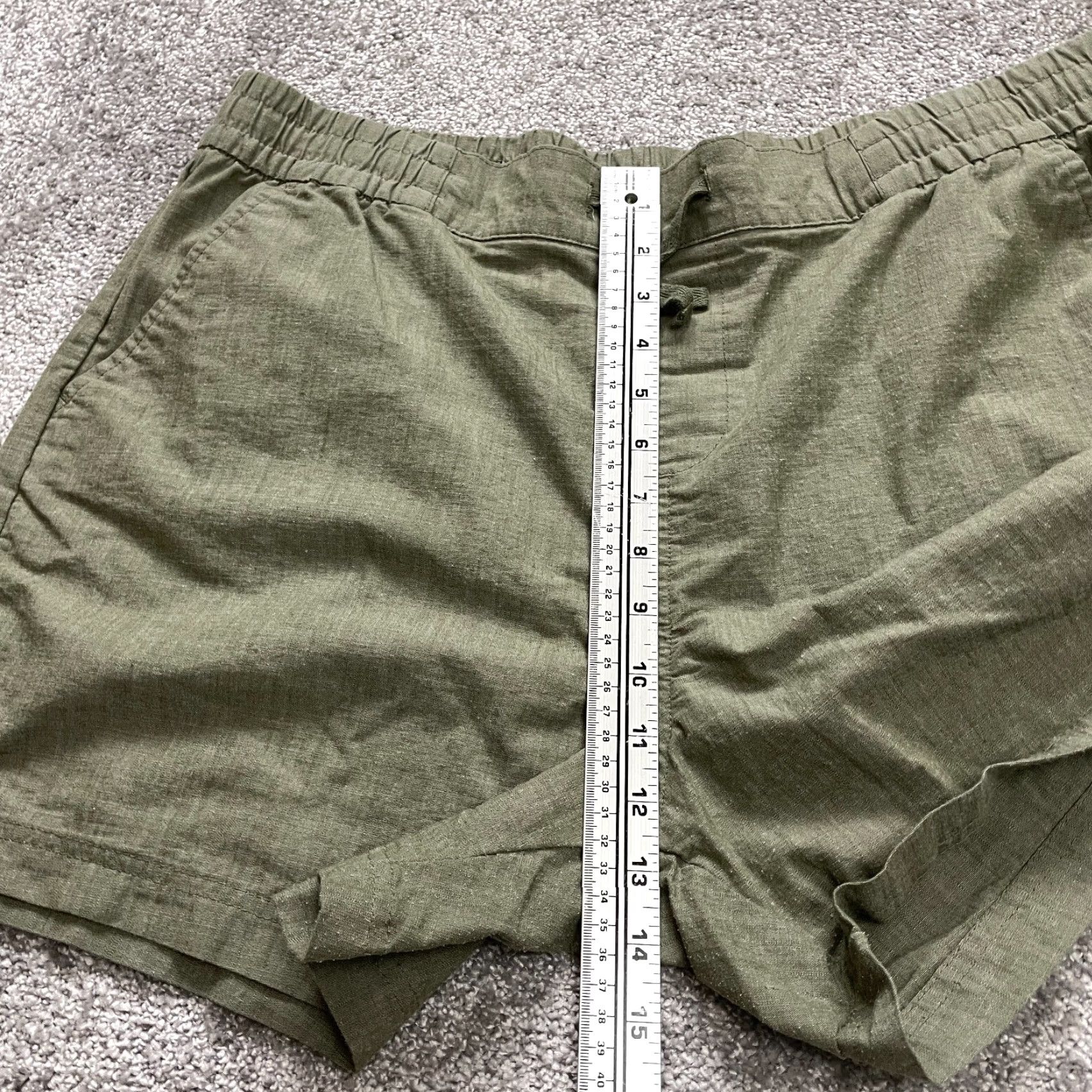 Vintage VINTAGE Magellan Outdoors Shorts Womens 2XL Green Stretch Drawstring Pockets Casual 5" Capable of Travel Adult Womens Size 27" / US 4 / IT 40 - 4 Thumbnail