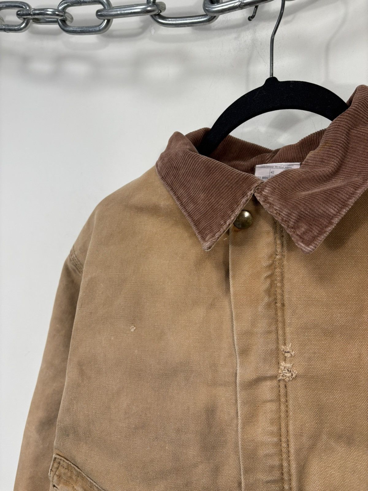 Carhartt Vintage Carhartt USA Faded Workwear Hype Boxy Cropped Jacket Size US M / EU 48-50 / 2 - 5 Thumbnail