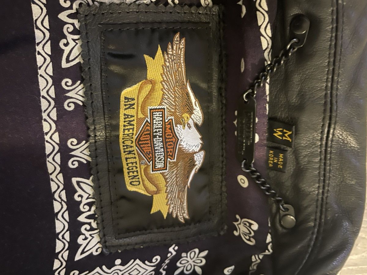 Harley Davidson HARLEY DAVIDSON HACIENDA LEATHER JACKET MED EXCELLENT CON Size M / US 6-8 / IT 42-44 - 8 Thumbnail