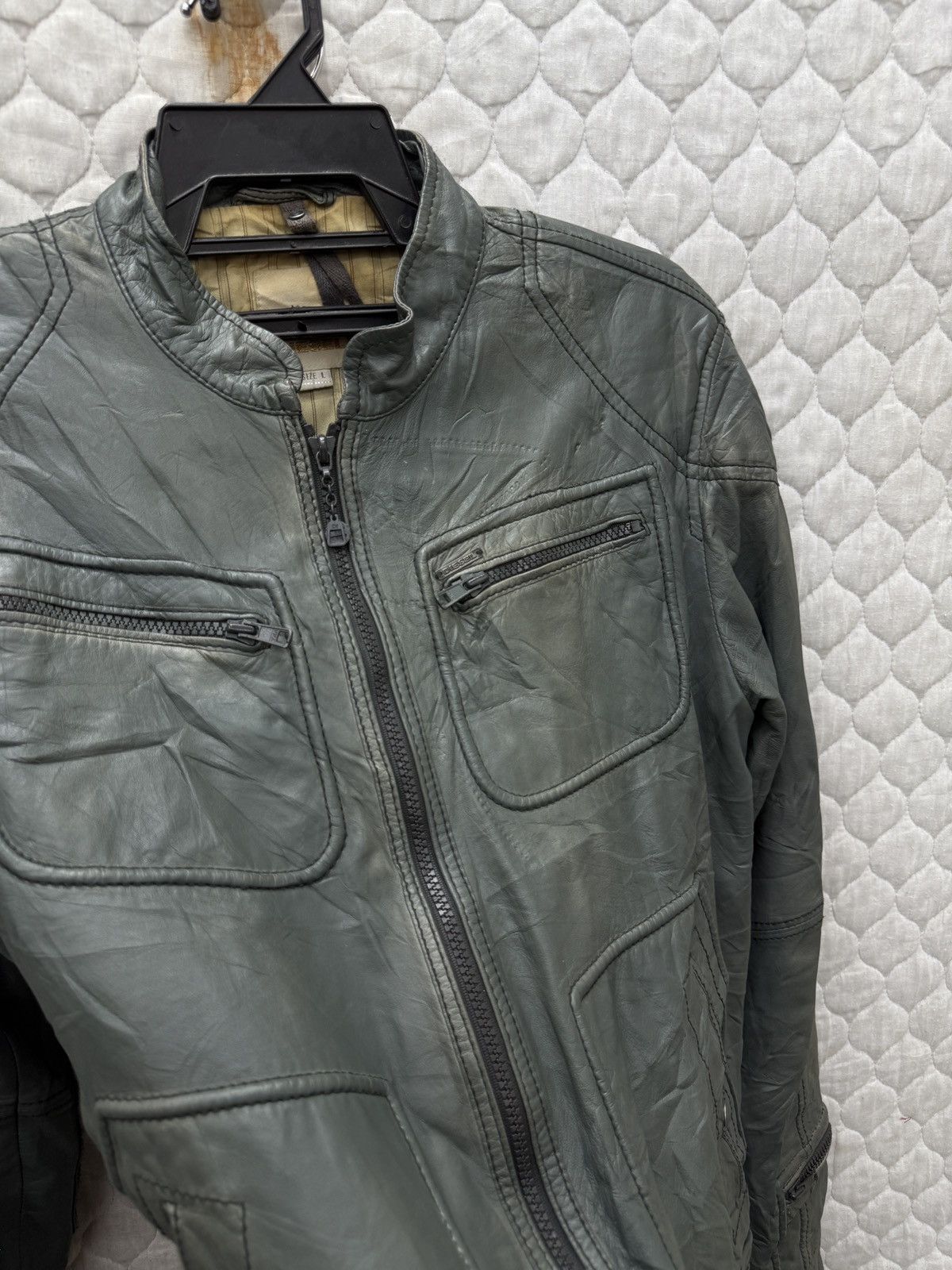 Diesel Black Gold 🔥🔥🔥ARCHIVE DIESEL BIKER JACKET Size US M / EU 48-50 / 2 - 16 Thumbnail