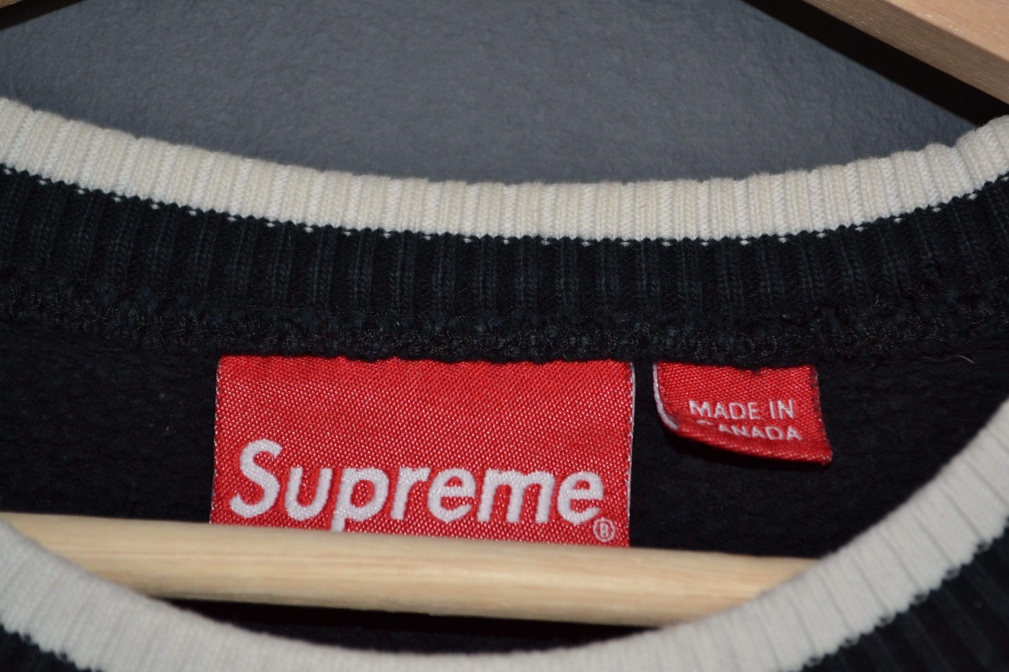 Supreme Supreme 2017 Felt Shadow Crewneck L/S Sweatshirt L Size US L / EU 52-54 / 3 - 3 Thumbnail
