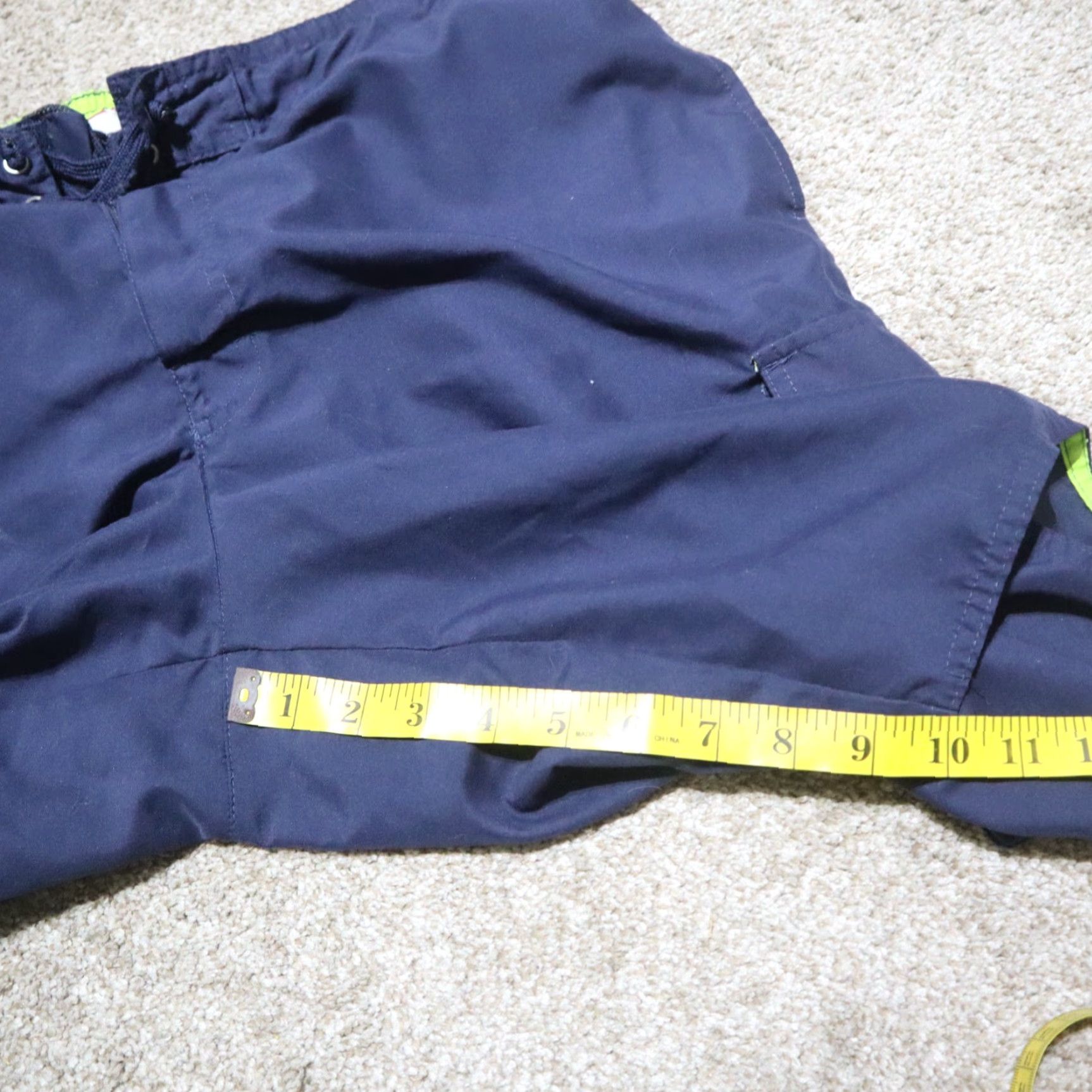 Camel RED CAMEL Solid Blue Swim Trunks Shorts Cargo Pants Men's L Large Size US 33 - 7 Thumbnail
