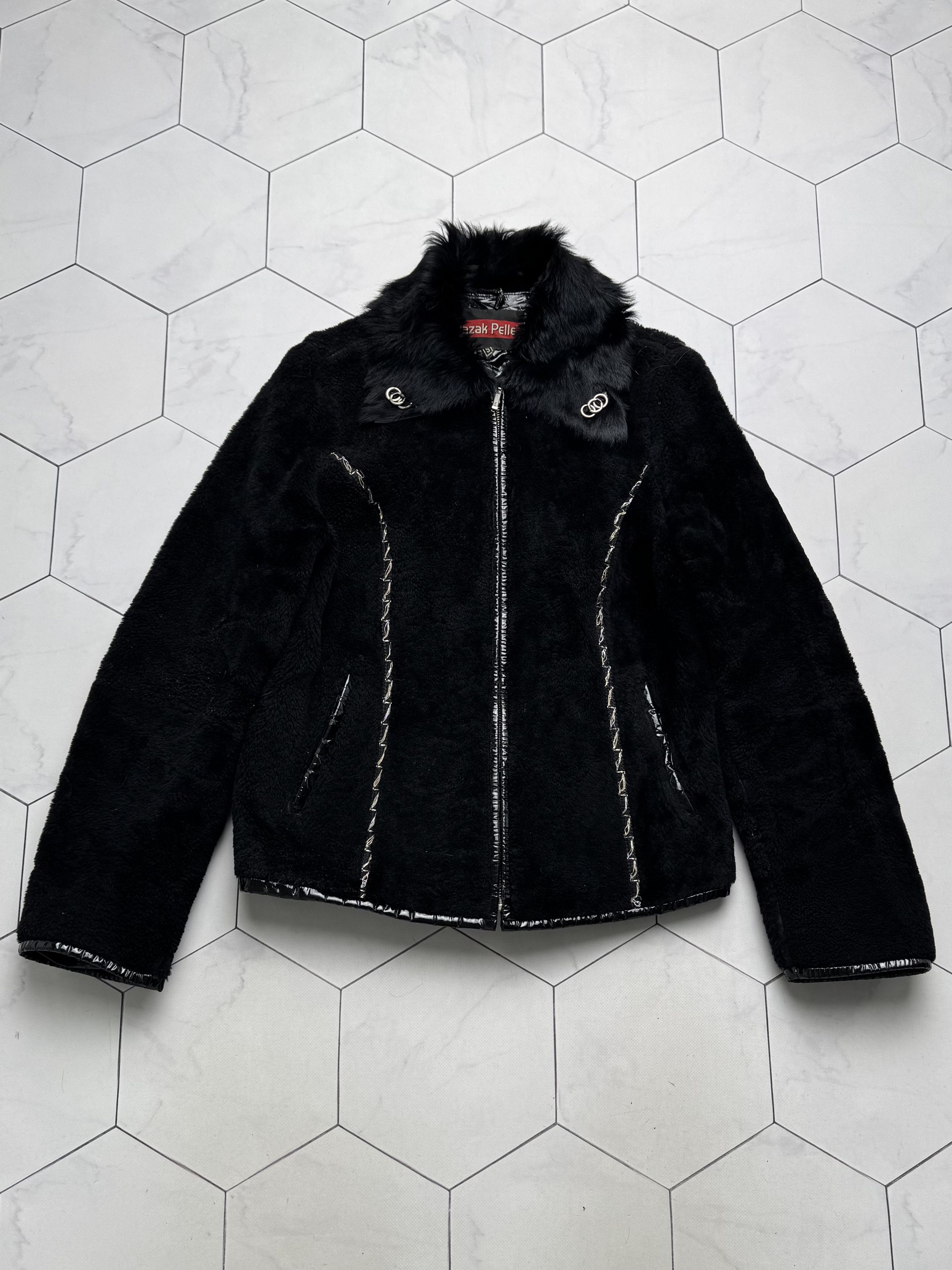 Vintage Vintage Real Sheepskin Jacket (B550) Size S / US 4 / IT 40 - 5 Thumbnail
