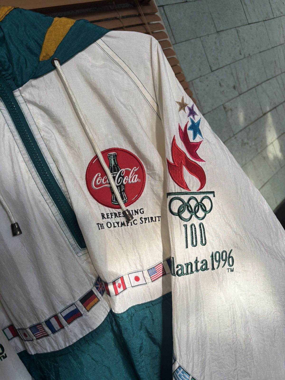Starter Atlanta Olympics 1996 x Coca Cola Jacket Vintage Size US XL / EU 56 / 4 - 3 Thumbnail