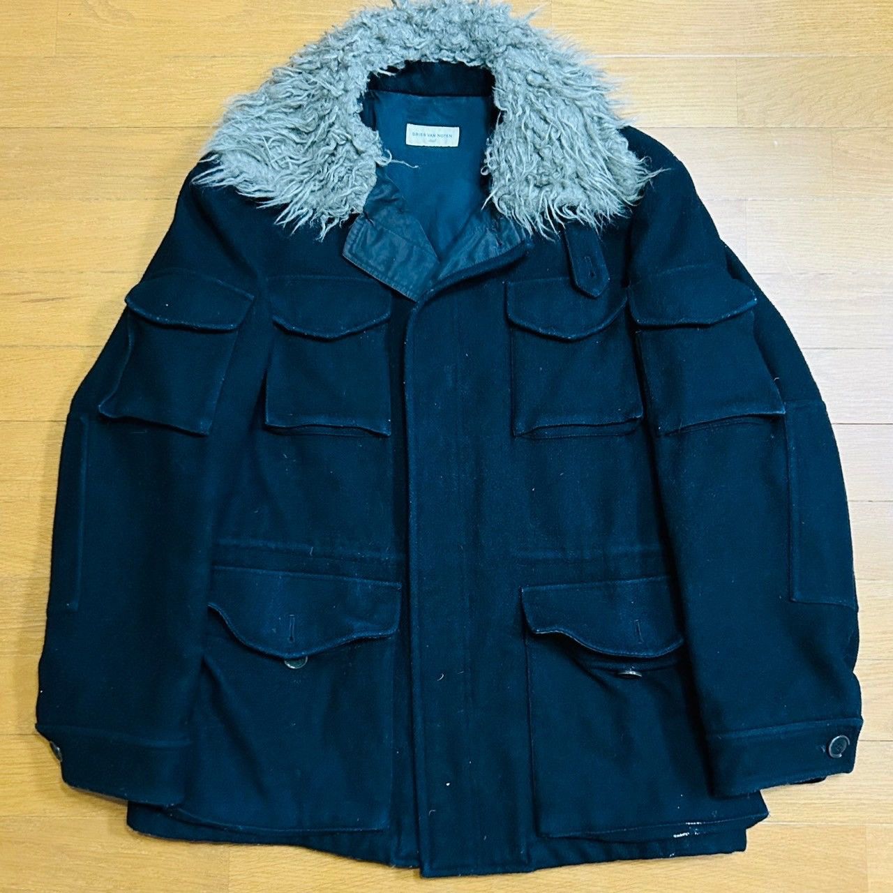 Dries Van Noten 16AW M-65 Fur Jacket