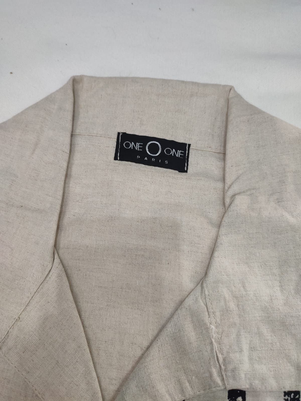 💥One O One Paris Linen Cropped Shirt