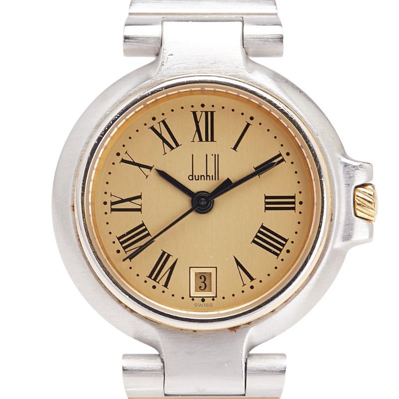 Dunhill Dunhill Stainless Steel Plated Metal Quartz DUTY FREE for USA