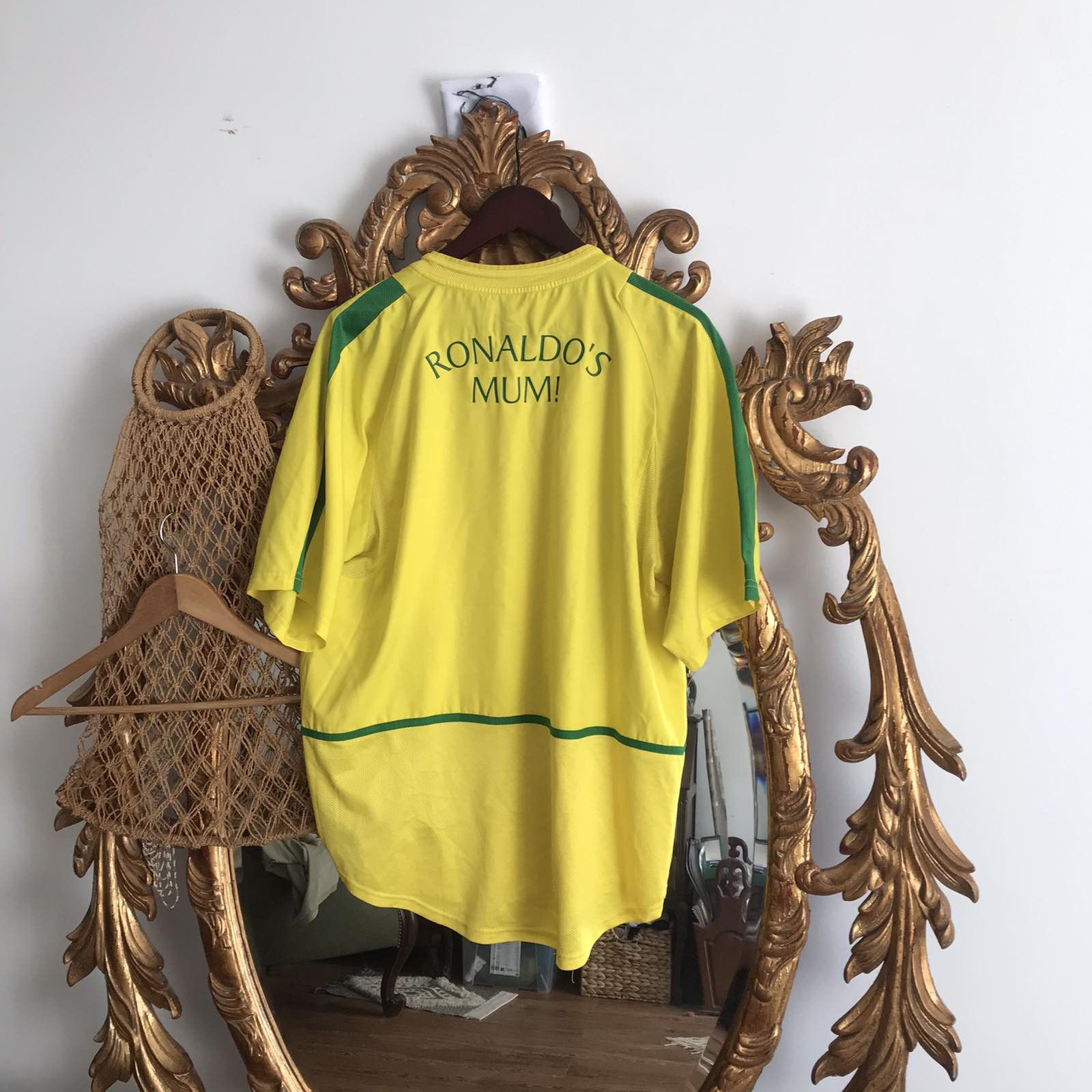 Nike Vintage 2002 Brazil Nike Home football shirt Soccer Jersey Size US L / EU 52-54 / 3 - 2 Thumbnail