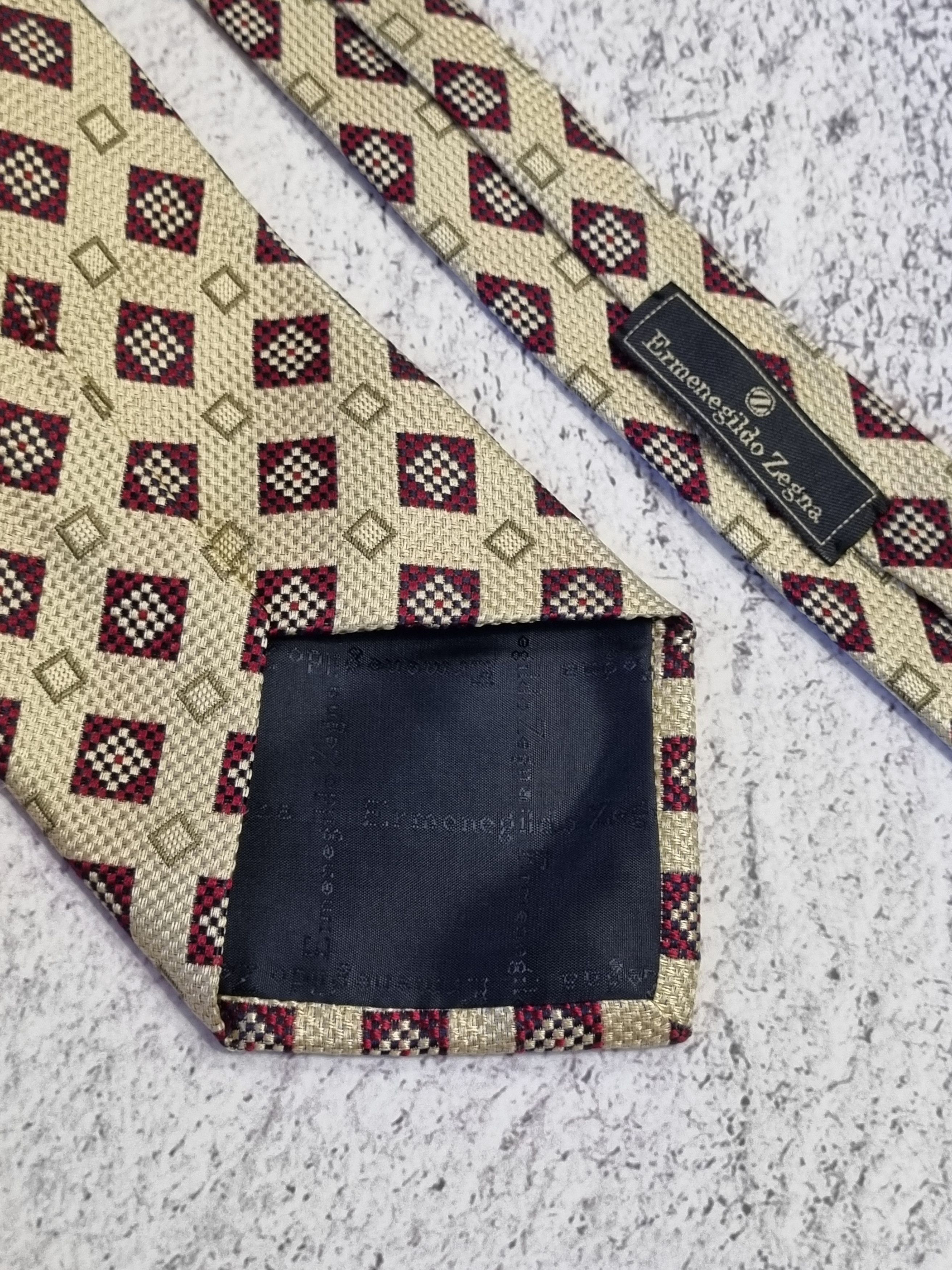 Ermenegildo Zegna Vintage Ermenegildo Zegna Silk Tie Size ONE SIZE - 4 Thumbnail