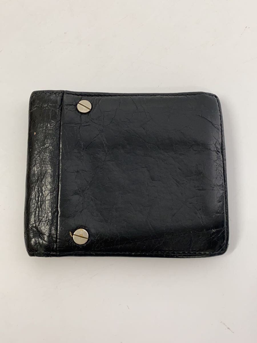 Balenciaga Balenciaga Leather Bi-Fold Wallet Black Size ONE SIZE - 2 Thumbnail