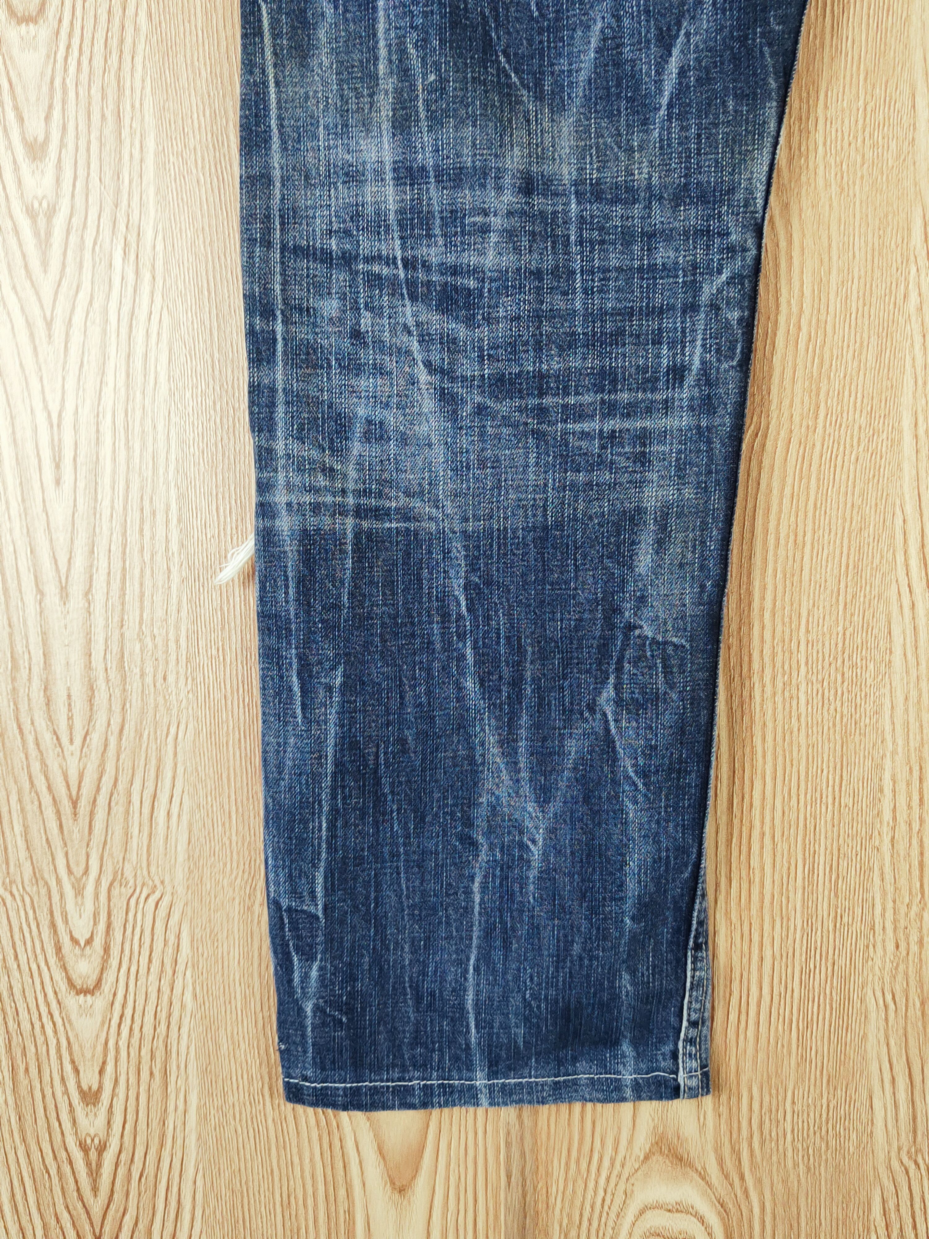 Japanese Brand Villand Dark Blue Distressed Ripped Jeans #W656 Size US 32 / EU 48 - 10 Thumbnail