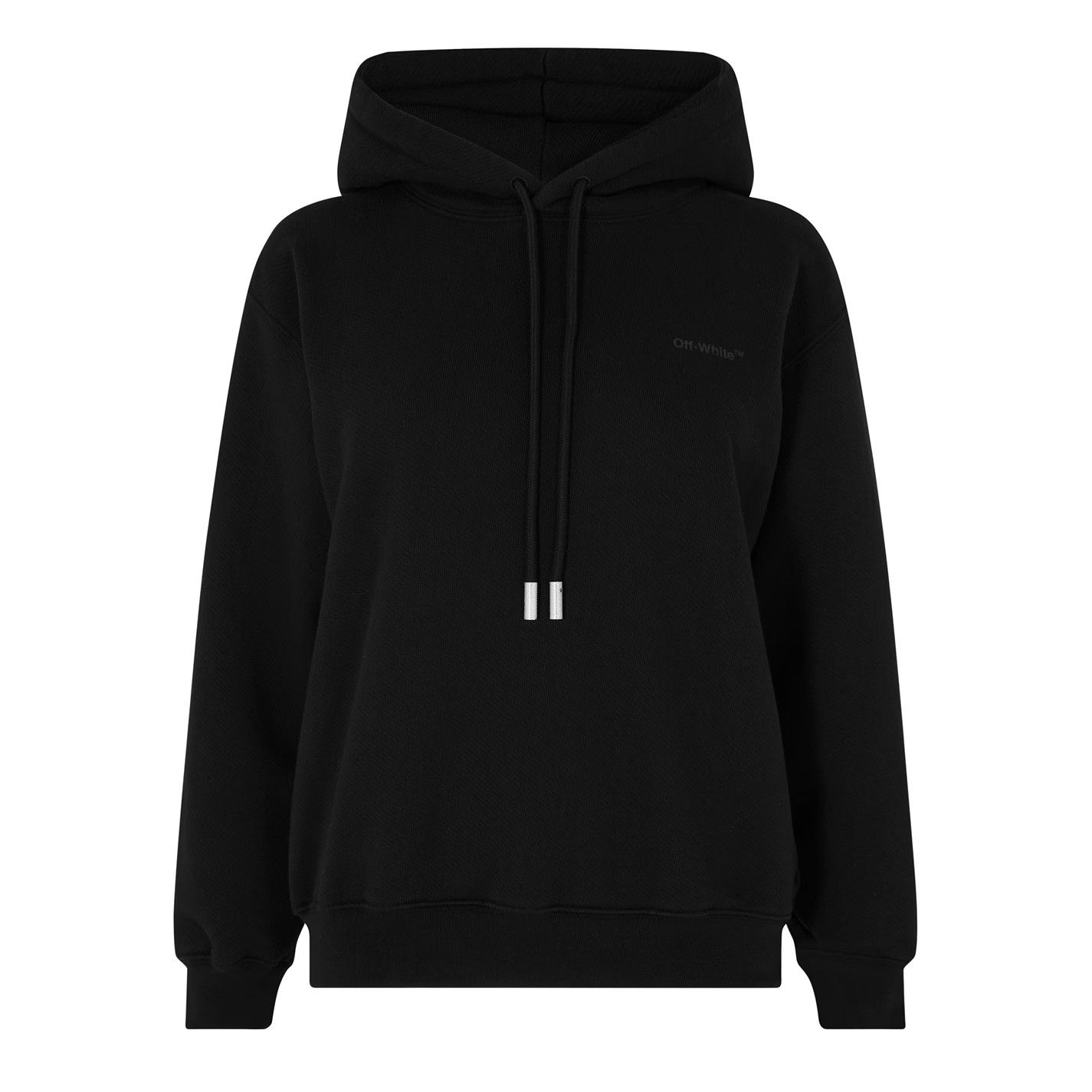 o1g2r1mq1224 Diagonal Logo Hoodie in Black