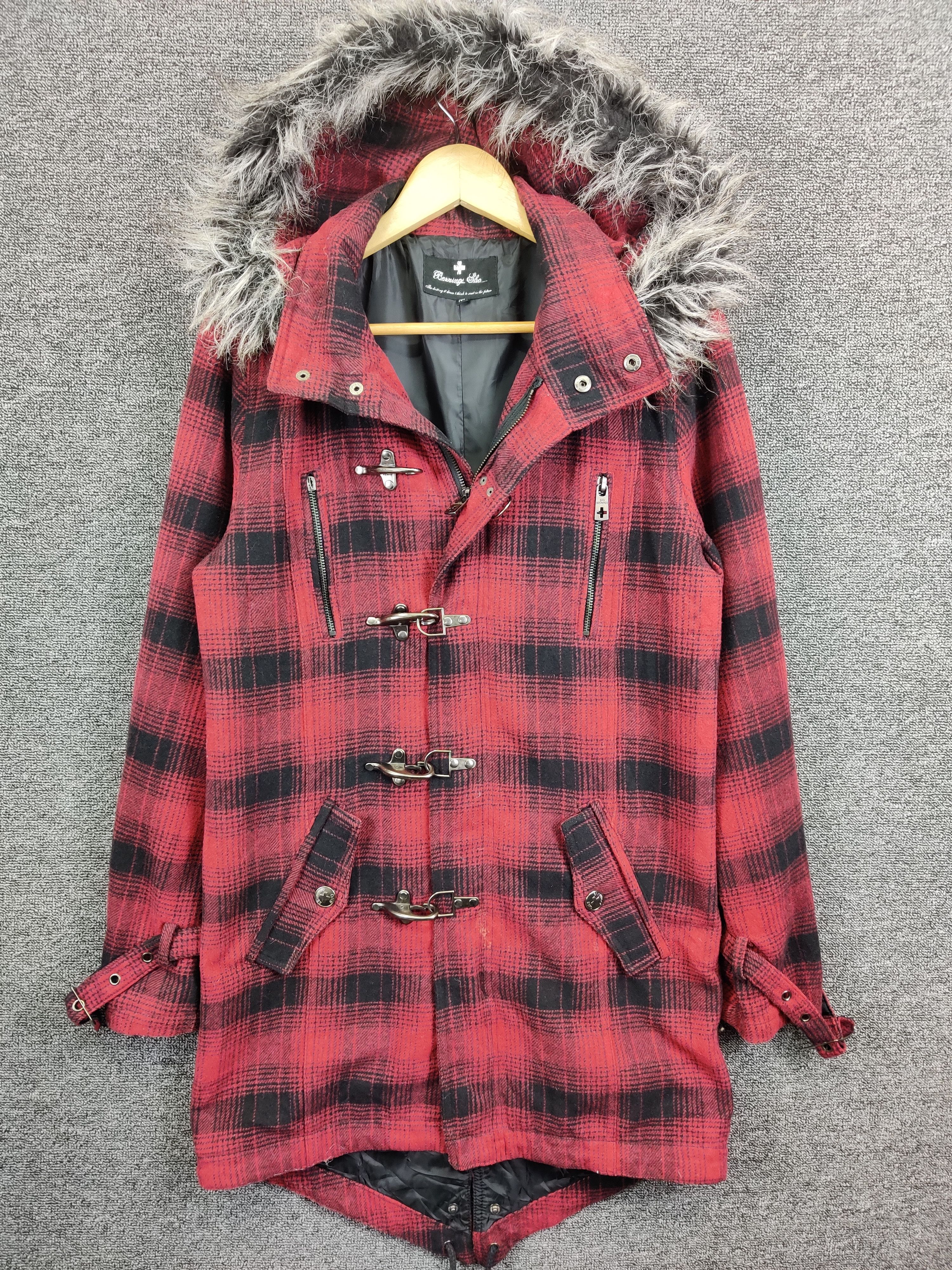 BERNINGS SHO Vintage Berning Sho Wool Fireman Fur Parka Fishtail Size US M / EU 48-50 / 2 - 1 Thumbnail