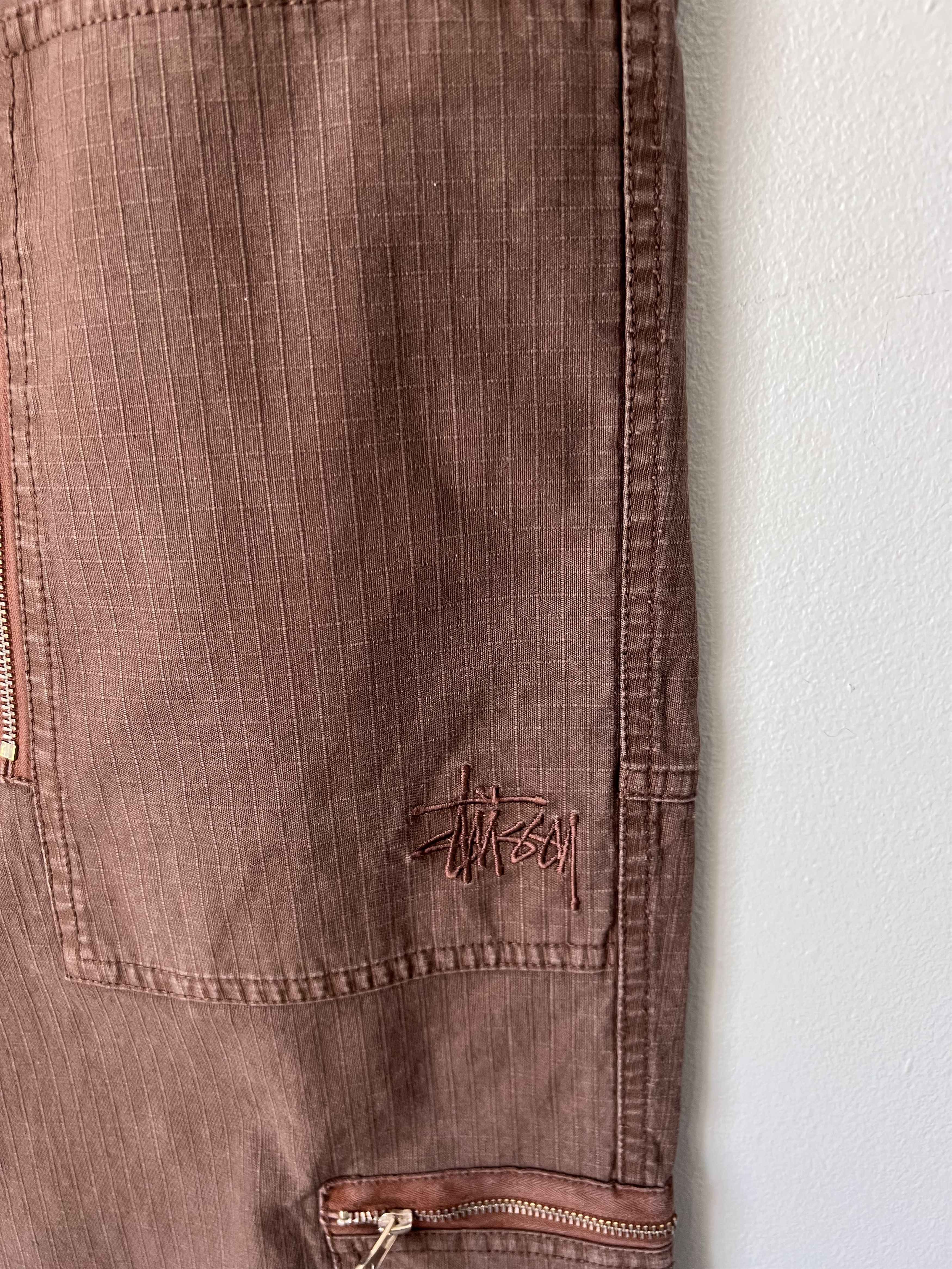 Stussy Stussy Ripstop Flight Pants in Pigment Dyed Brown Size US 32 / EU 48 - 4 Thumbnail