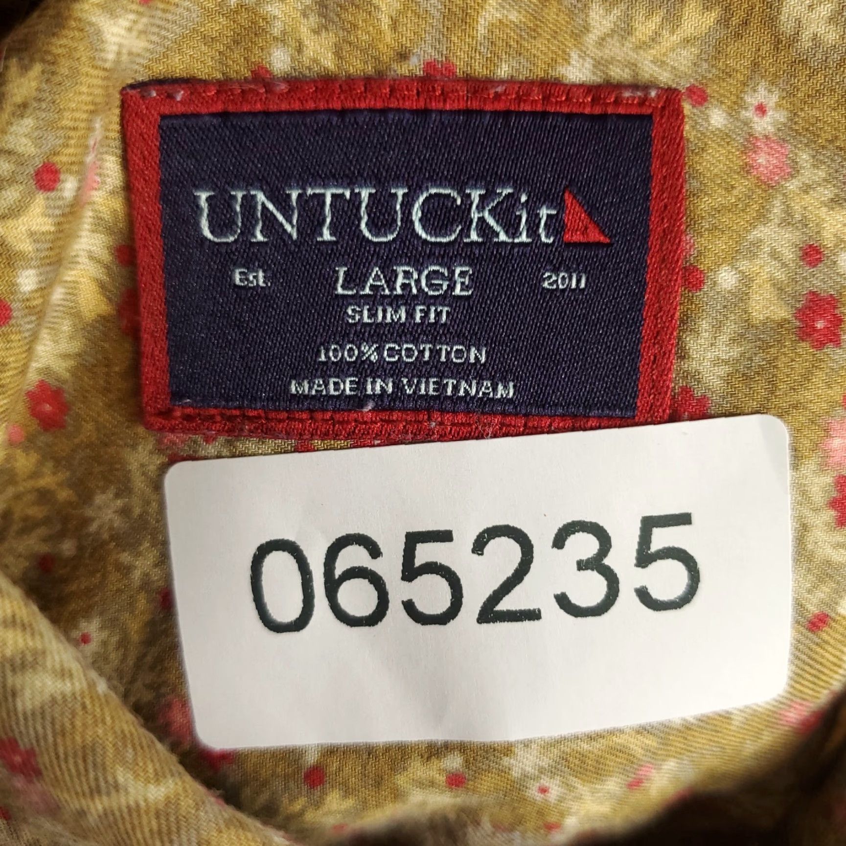 UNTUCKit **Untucked Shirt Mens Large Brown Floral Button-Up Casual** User: Untucked Shirt Mens Large Brown Floral Button-Up Casual Size US L / EU 52-54 / 3 - 6 Thumbnail