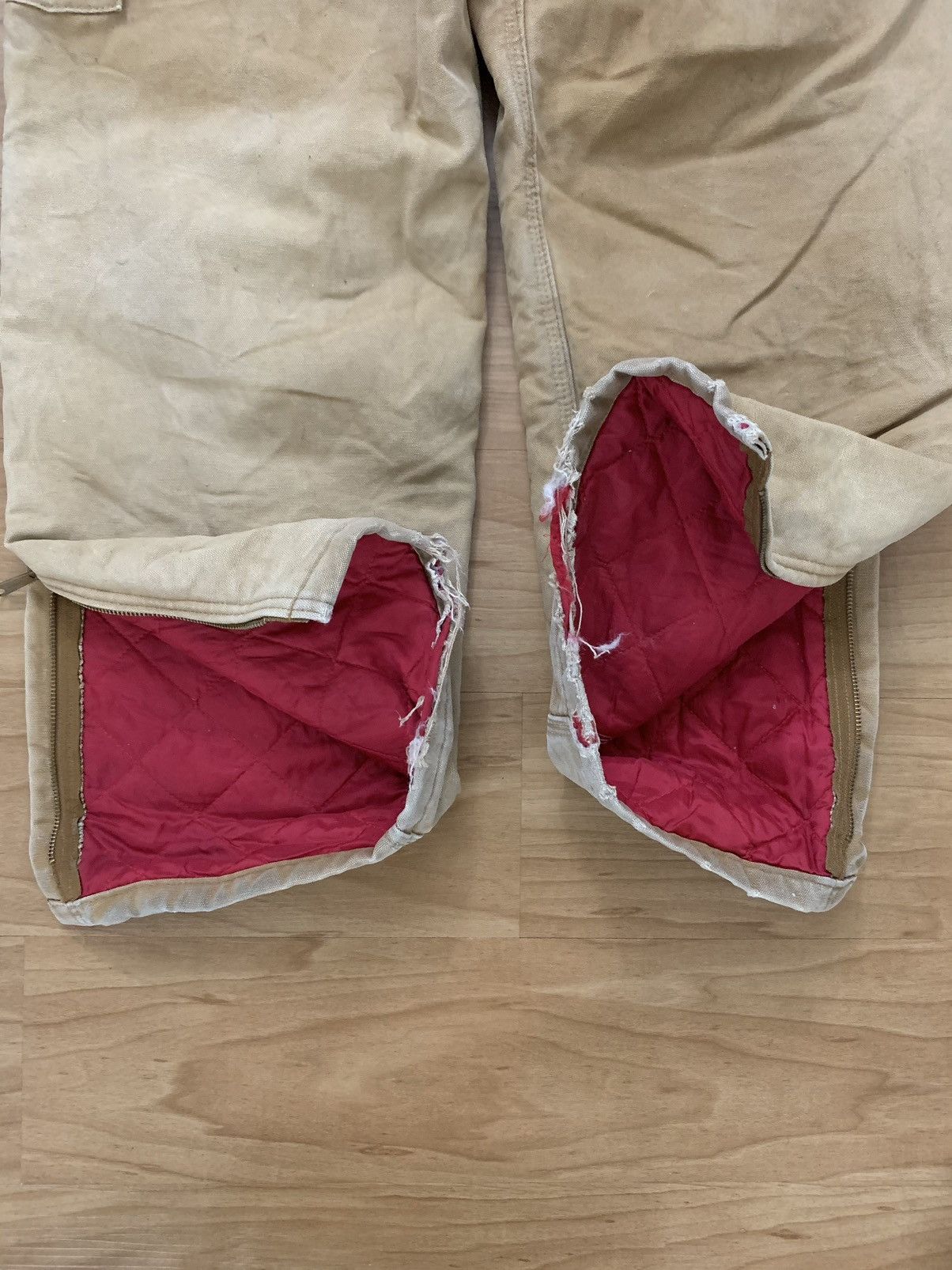 Carhartt 🏷️Vintage Carhartt Double-Knee Insulated Overalls (36x30) Size US 36 / EU 52 - 11 Thumbnail