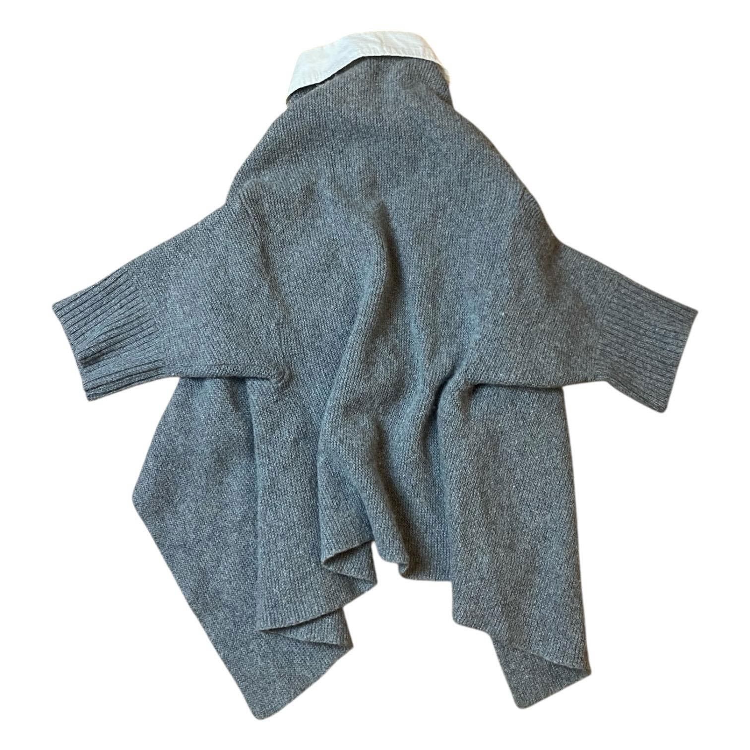 Cop Copine The Cop Copine Knitted Asymmetrical Sweater Size ONE SIZE - 4 Thumbnail