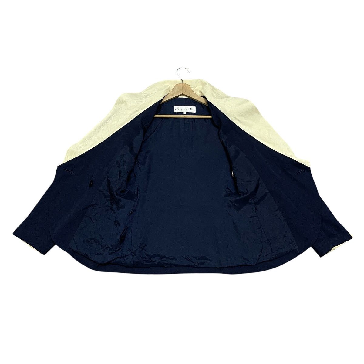 Dior ‼️LSTDROP‼️Vtg Christian Dior Wool Shawl Collar Smoking Jacket Size M / US 6-8 / IT 42-44 - 22 Thumbnail