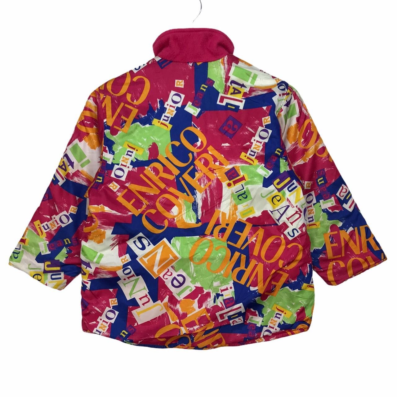 Enrico Coveri Vintage ENRICO COVERI BAMBINO Spell Out Full Print Zip Size XXS / US 00 / IT 34 - 3 Thumbnail