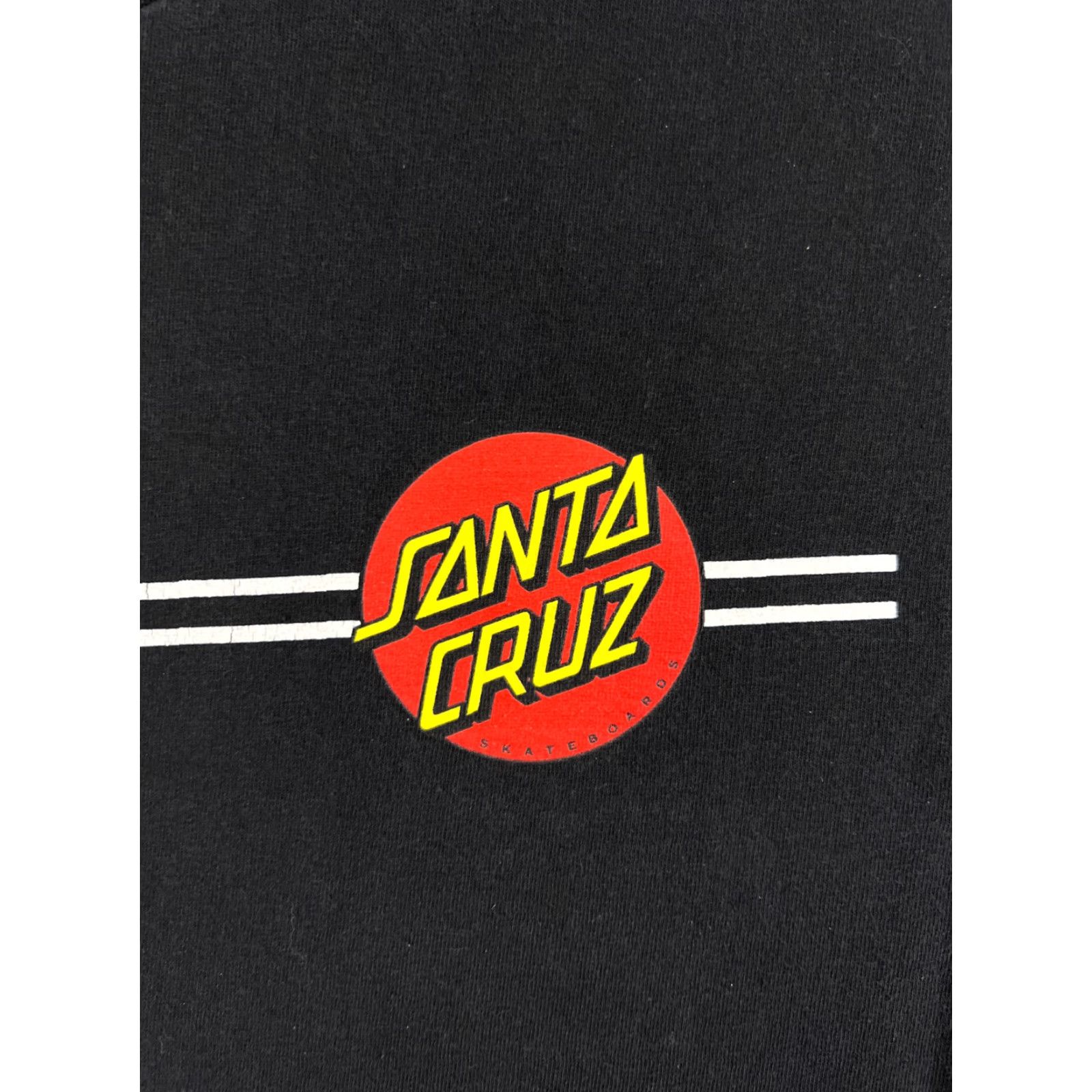 Vintage Santa Cruz Mens Shirt Short Sleeve Black Logo 90s California T-Shirt Man M Cotton Jersey Crew Neck Logo Skate Soccer Size US M / EU 48-50 / 2 - 4 Thumbnail