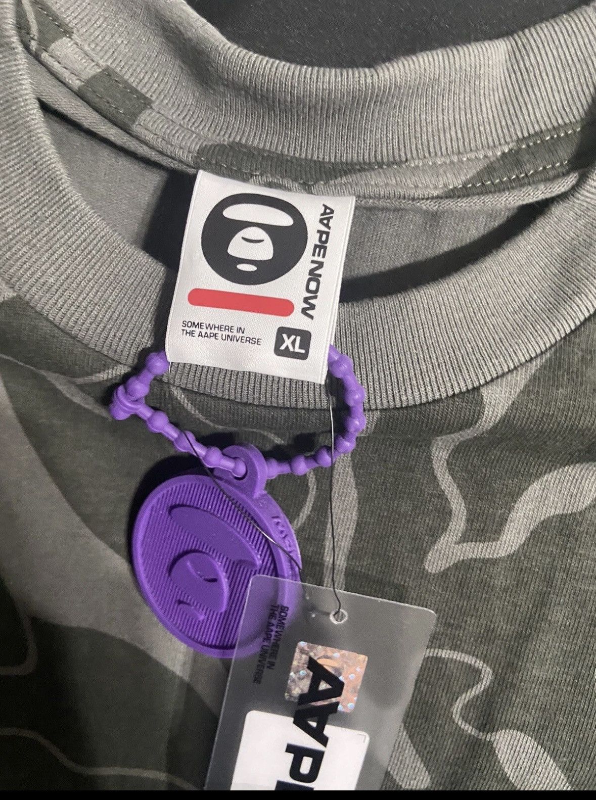 Aape By A Bathing Ape now camo t-shirt in khaki