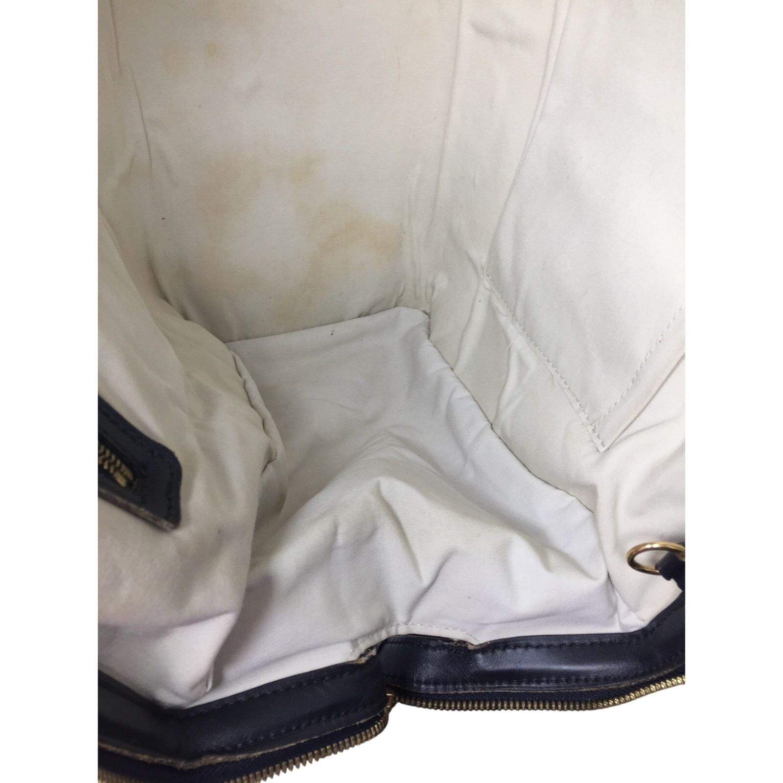 Louis Vuitton Louis‎ Vuitton Navy Monogram Mini Lin Josephine GM Satchel Size ONE SIZE - 11 Thumbnail