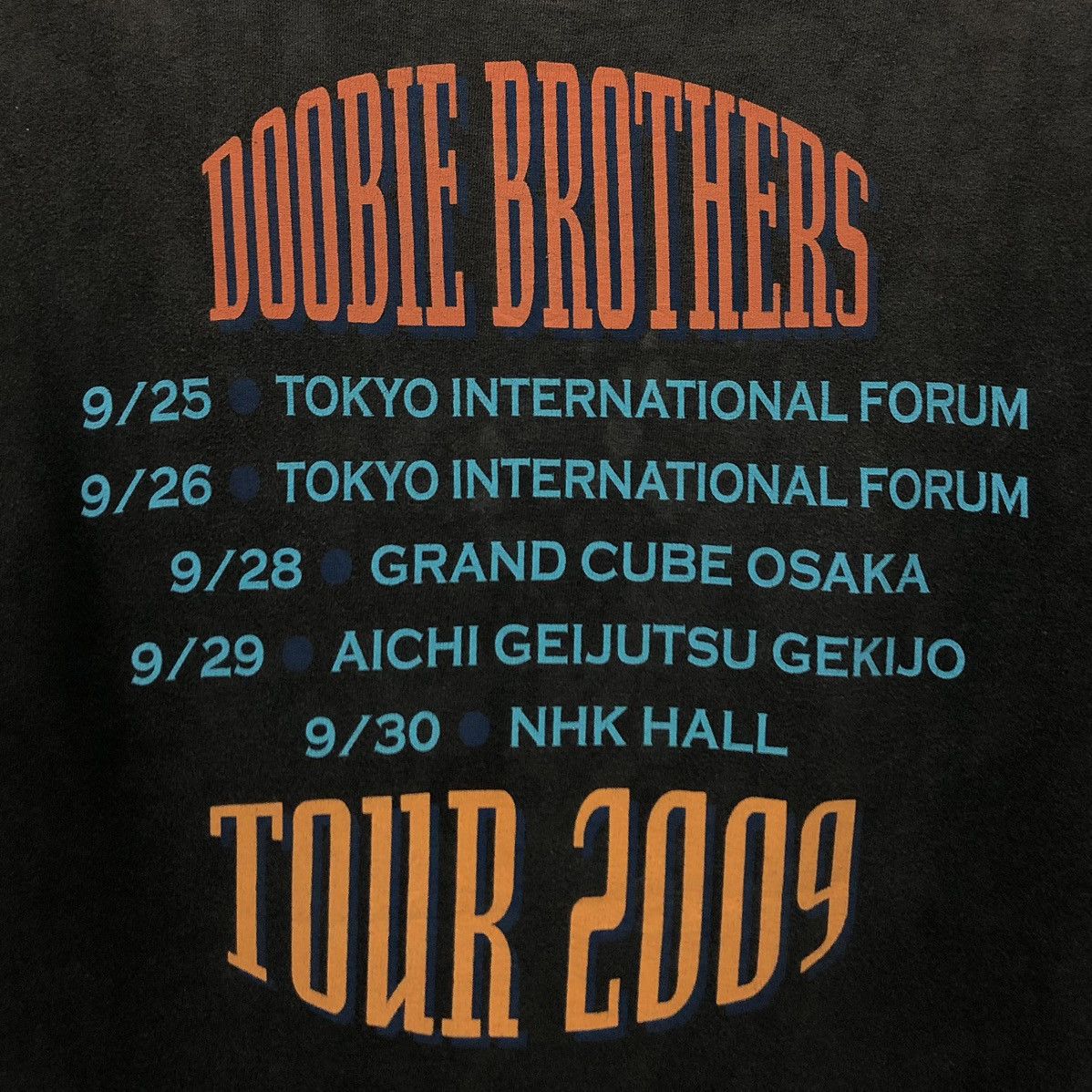 Band Tees Vintage Matfia's Doobie Brothers Tour 2009 T-Shirt Size US M / EU 48-50 / 2 - 3 Thumbnail
