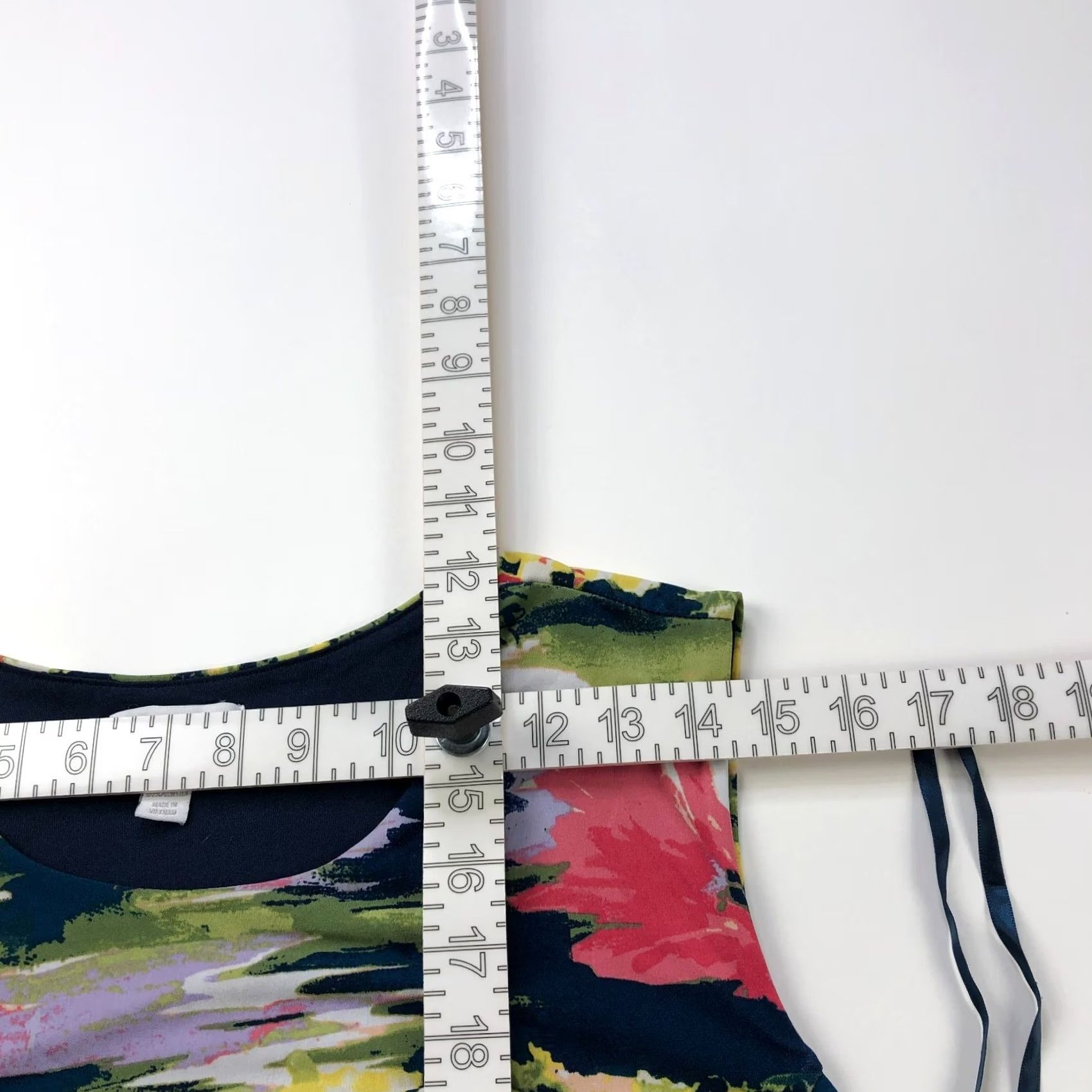 Charter Club Charter Club Dress Womens 1X Plus Line Abstract All Over Print Midi Calf Length Size XL / US 12-14 / IT 48-50 - 7 Thumbnail