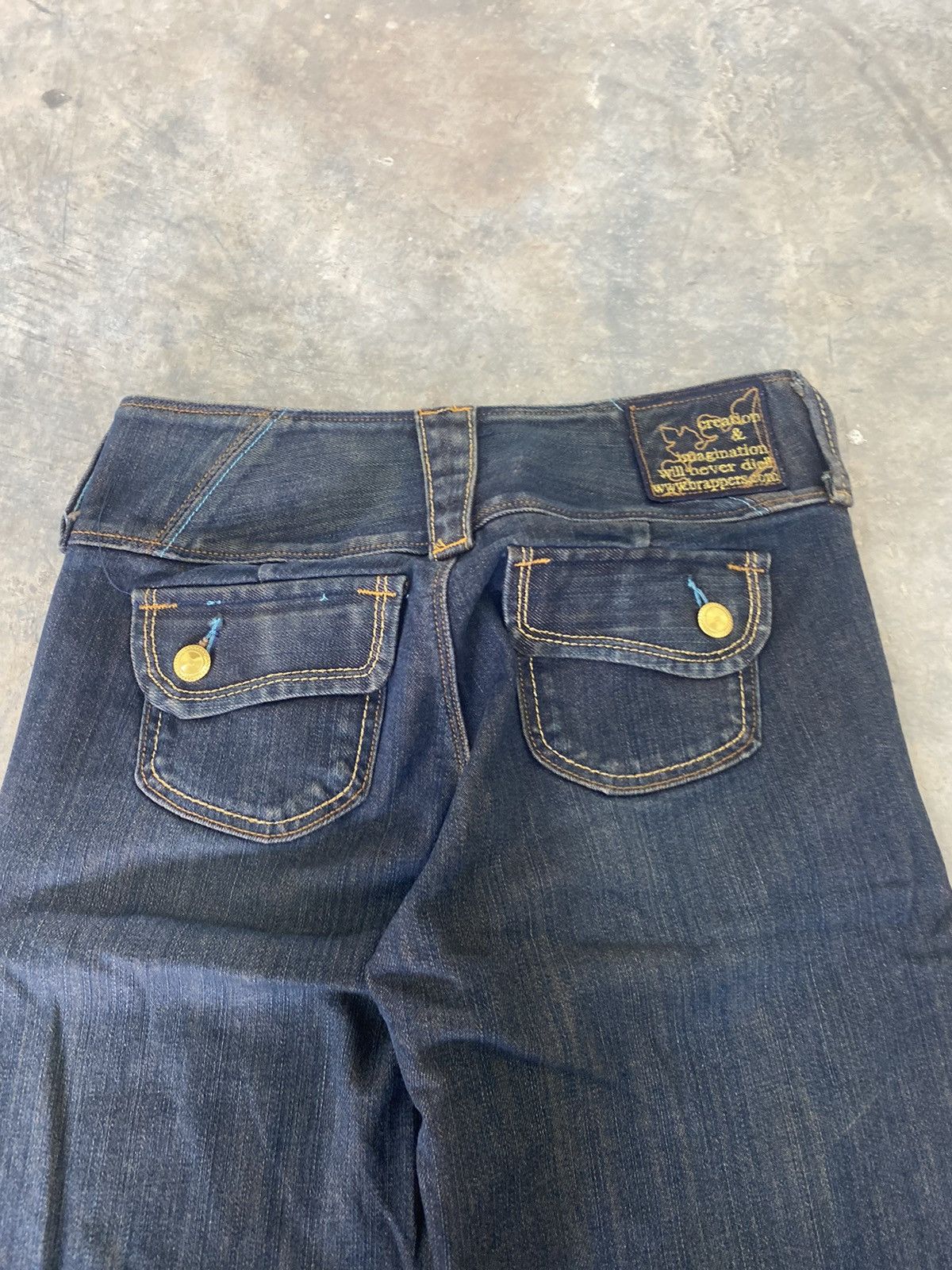 Hysteric Glamour Sick☠️ Brappers Flare Jeans Lgb Punk Grunge 90s Size US 28 / EU 44 - 11 Thumbnail