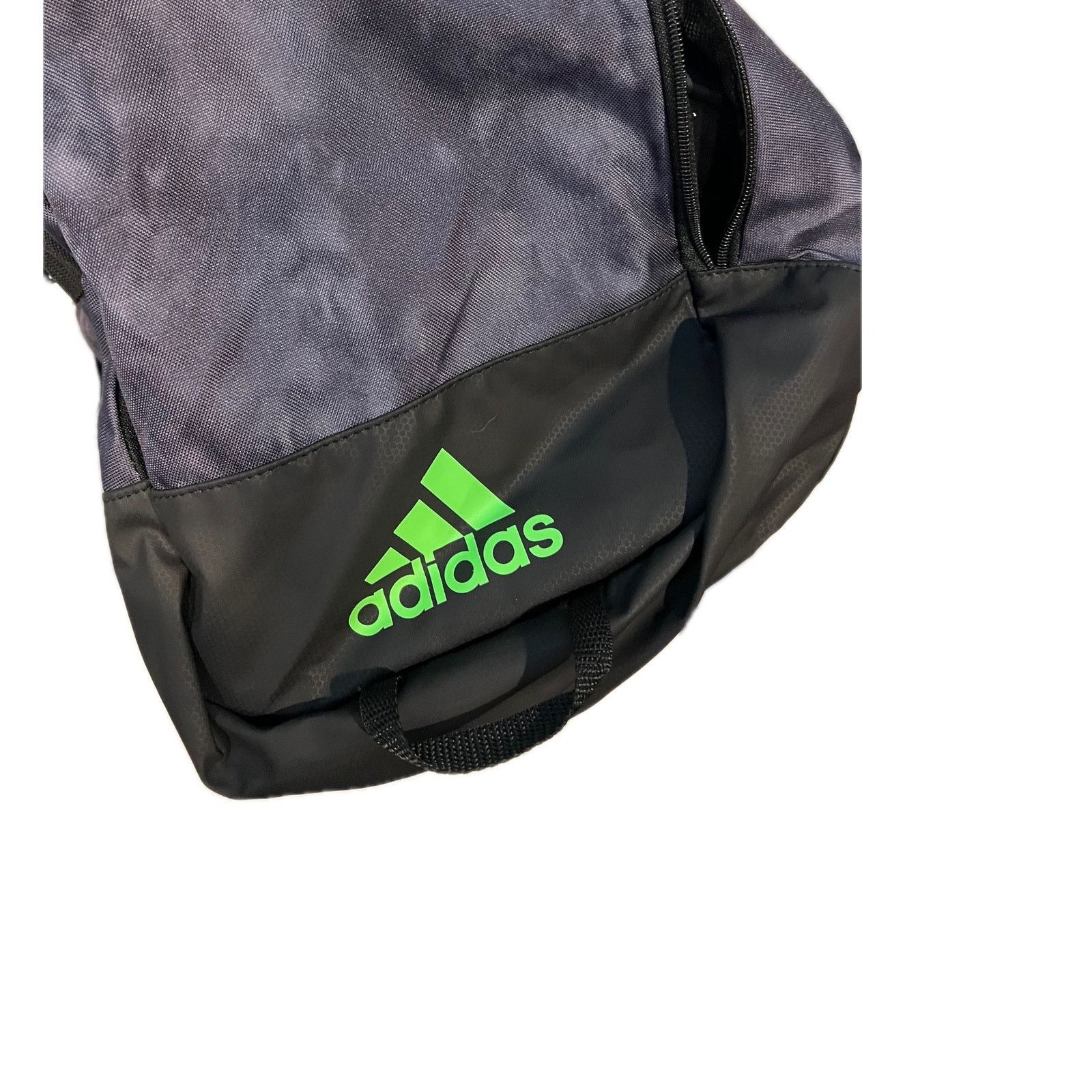 Adidas Adidas Defender Medium 20"x12"x12" Gray Green Duffel Gym Bag Size ONE SIZE - 7 Thumbnail
