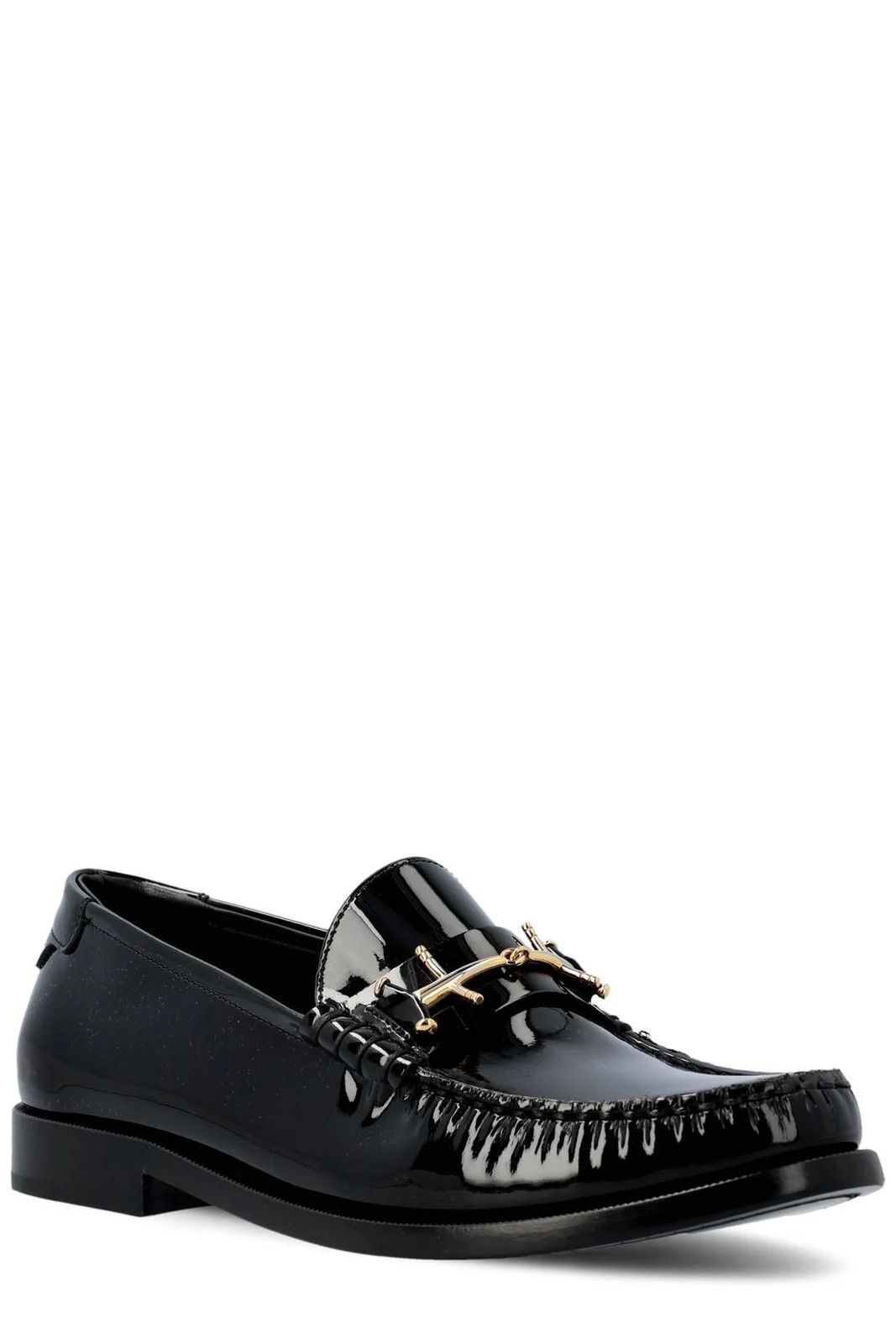 Saint Laurent Penny Patent Leather Loafer Shoes
