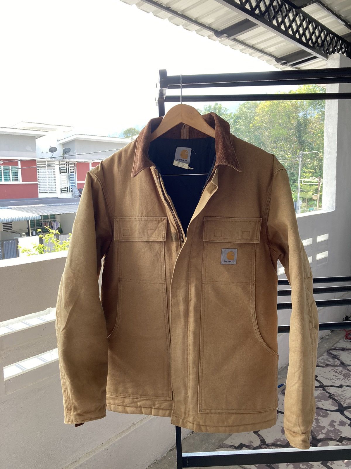 Carhartt × Vintage Vtg Carhartt Brown Duck Insulated Traditional Coat Size US M / EU 48-50 / 2 - 2 Thumbnail