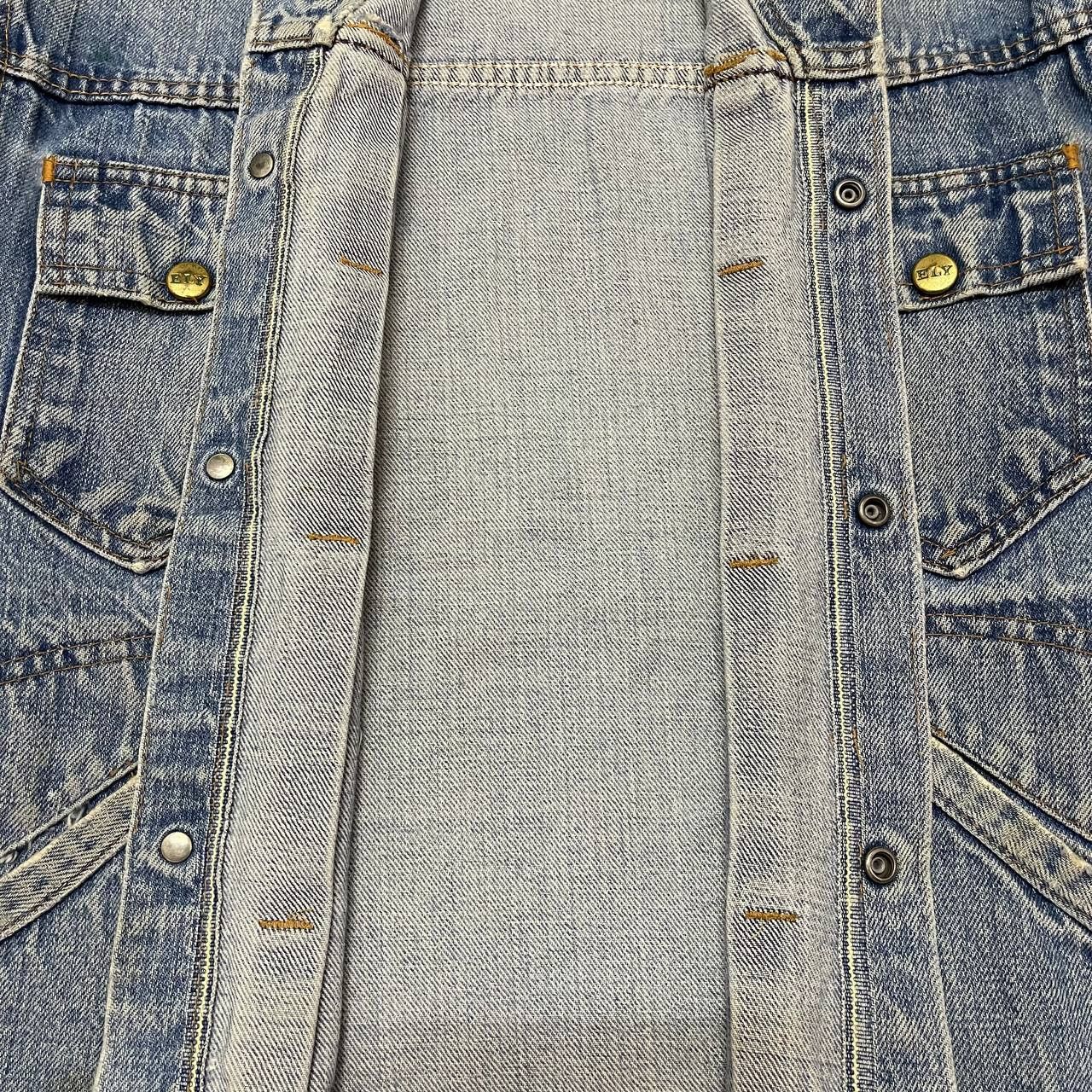Vintage Vintage 60's Ely Denim Jacket Selvedge Distresed Trucker Size US M / EU 48-50 / 2 - 11 Thumbnail