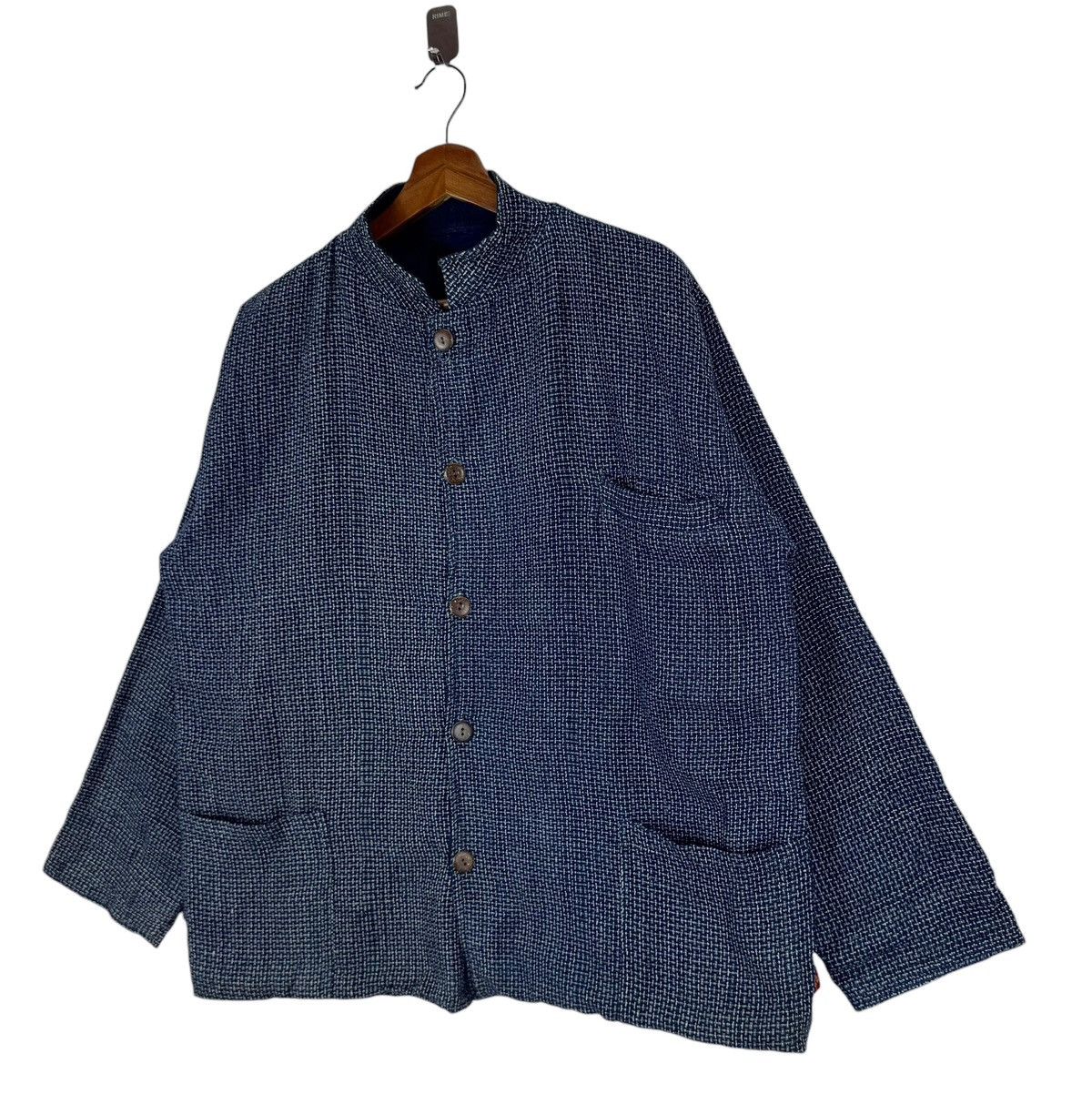Blue Blue Japan × Indigo VINTAGE GAIJIN BLUE INDIGO JAPANESE STYLE BORO JACKET Size US L / EU 52-54 / 3 - 3 Thumbnail