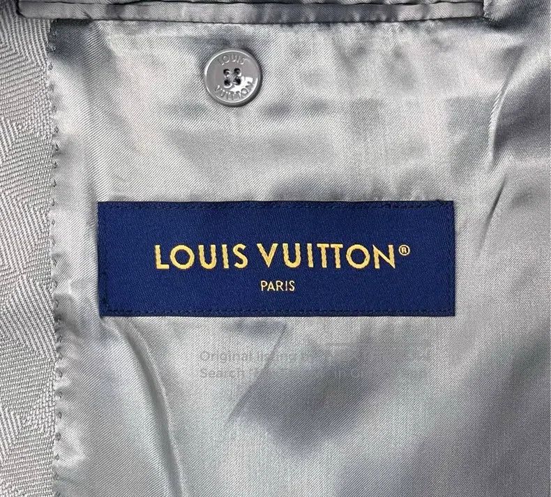 Louis Vuitton Louis Vuitton SS24 New Fei-Dong Co-branded Grey Green Chec Size US M / EU 48-50 / 2 - 3 Thumbnail
