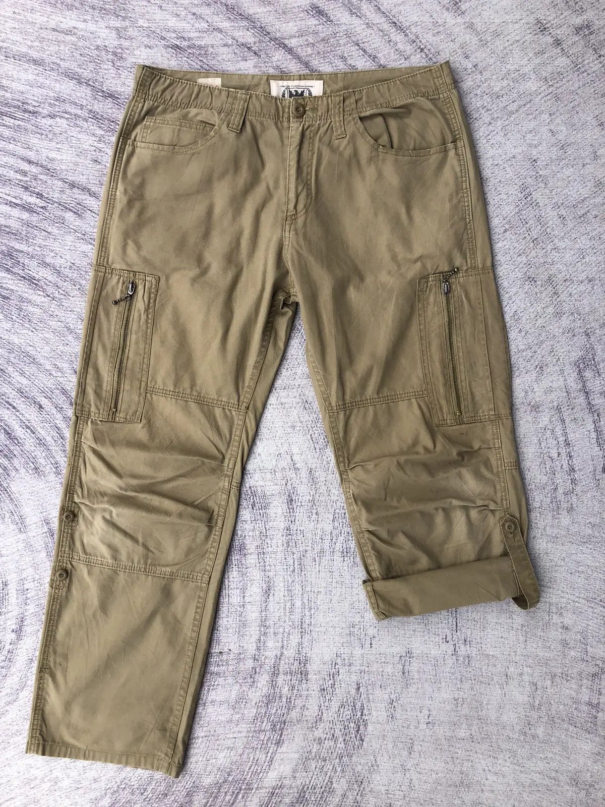 Vintage Cargo Pants Famous Function Garmet Multipocket