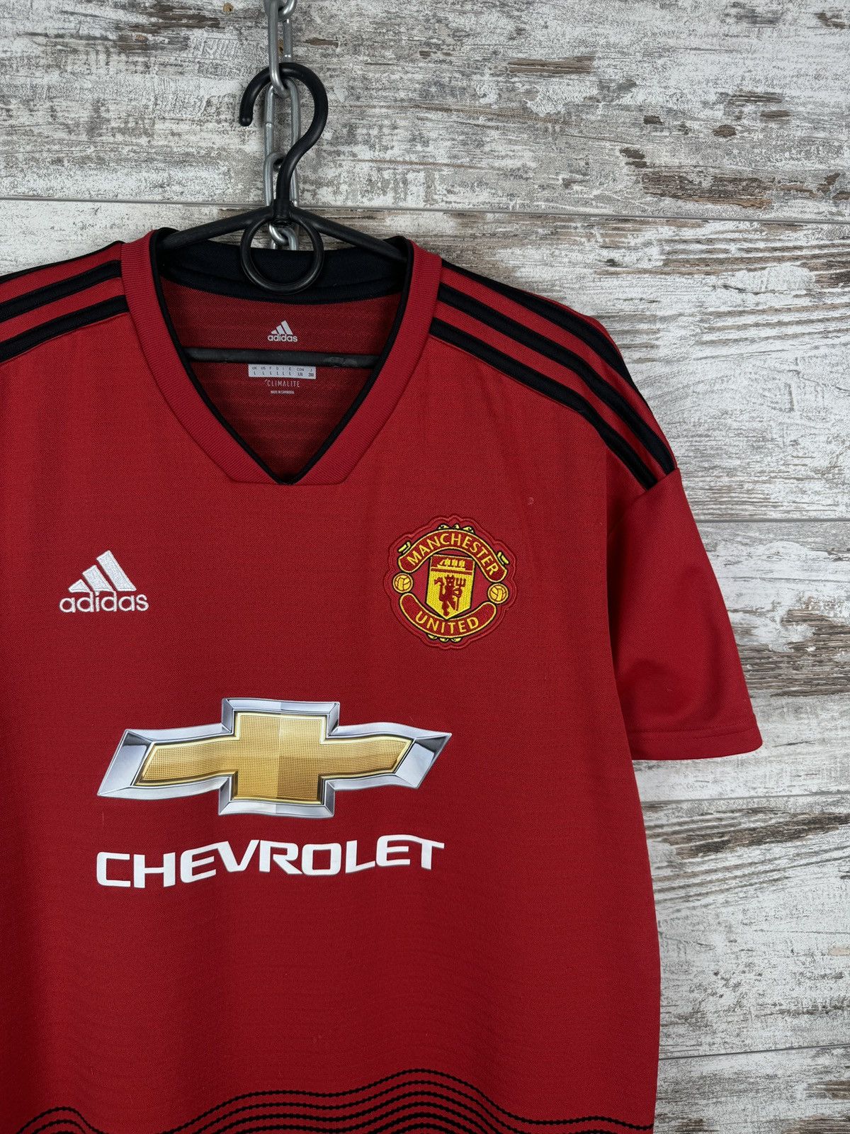 Adidas Mens Adidas Anthony Martial Manchester United T-shirt tee Size US L / EU 52-54 / 3 - 4 Thumbnail