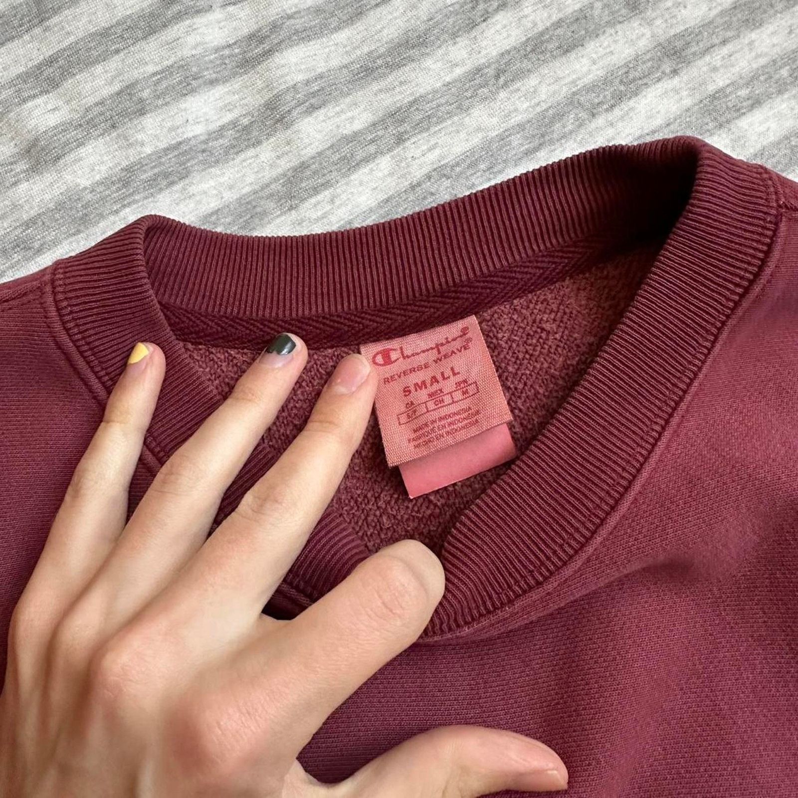 Guizio Danielle Guizio Champion Reverse Weave Crewneck Sweatshirt Size S / US 4 / IT 40 - 5 Thumbnail