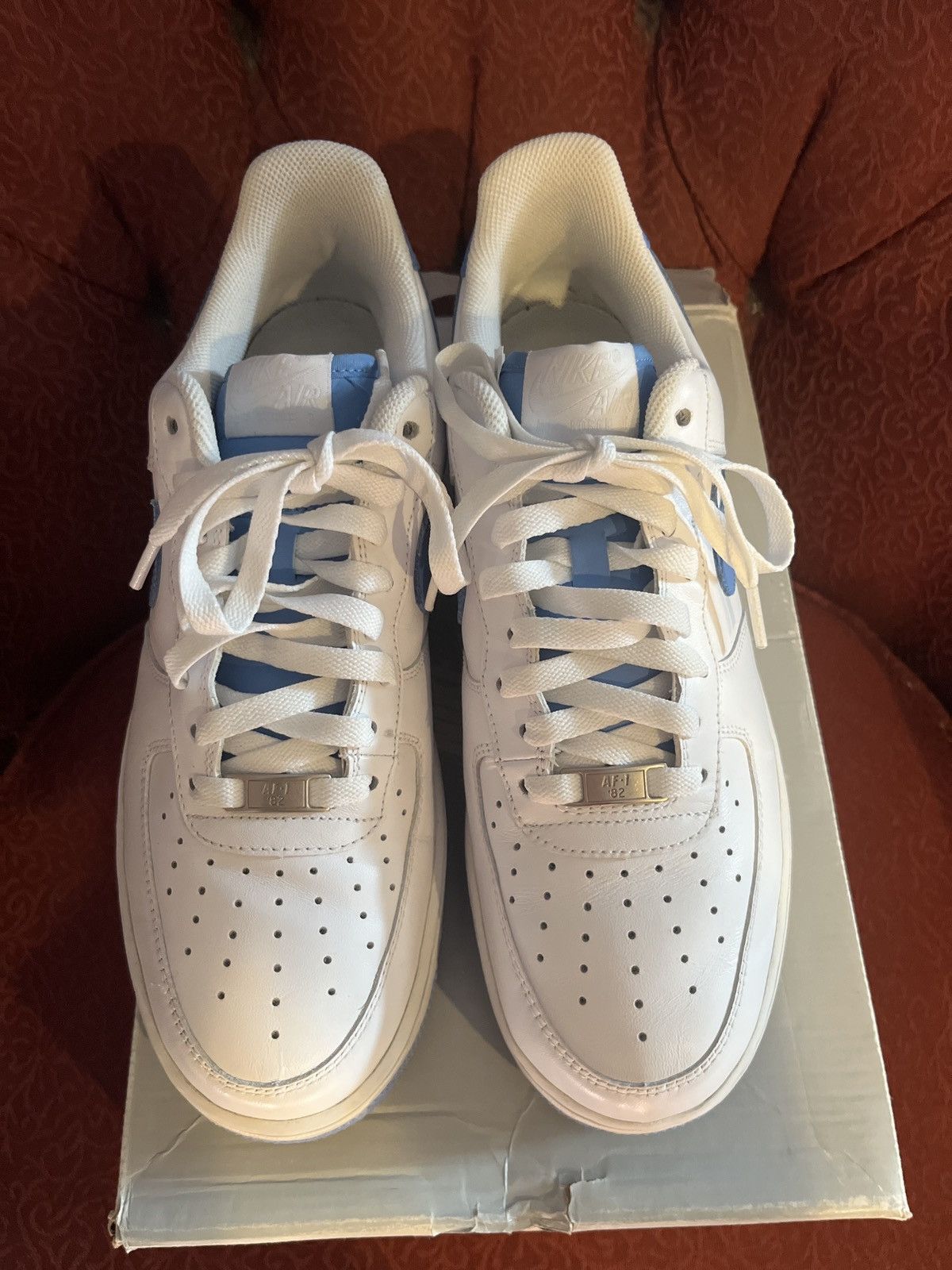 Nike Air Force 1 ‘07 ‘University Blue Size US 9.5 / EU 42-43 - 3 Thumbnail